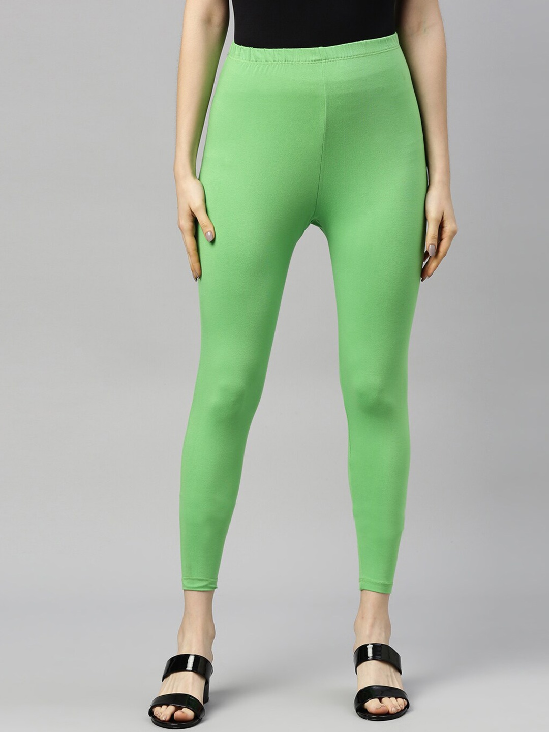 

Goldstroms Bio Washed Ankle Length Leggings, Green