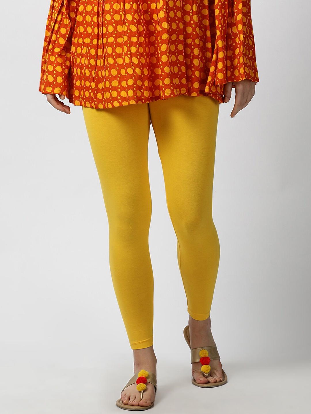 

GOLDSTROMS Ankle Length Leggings, Yellow