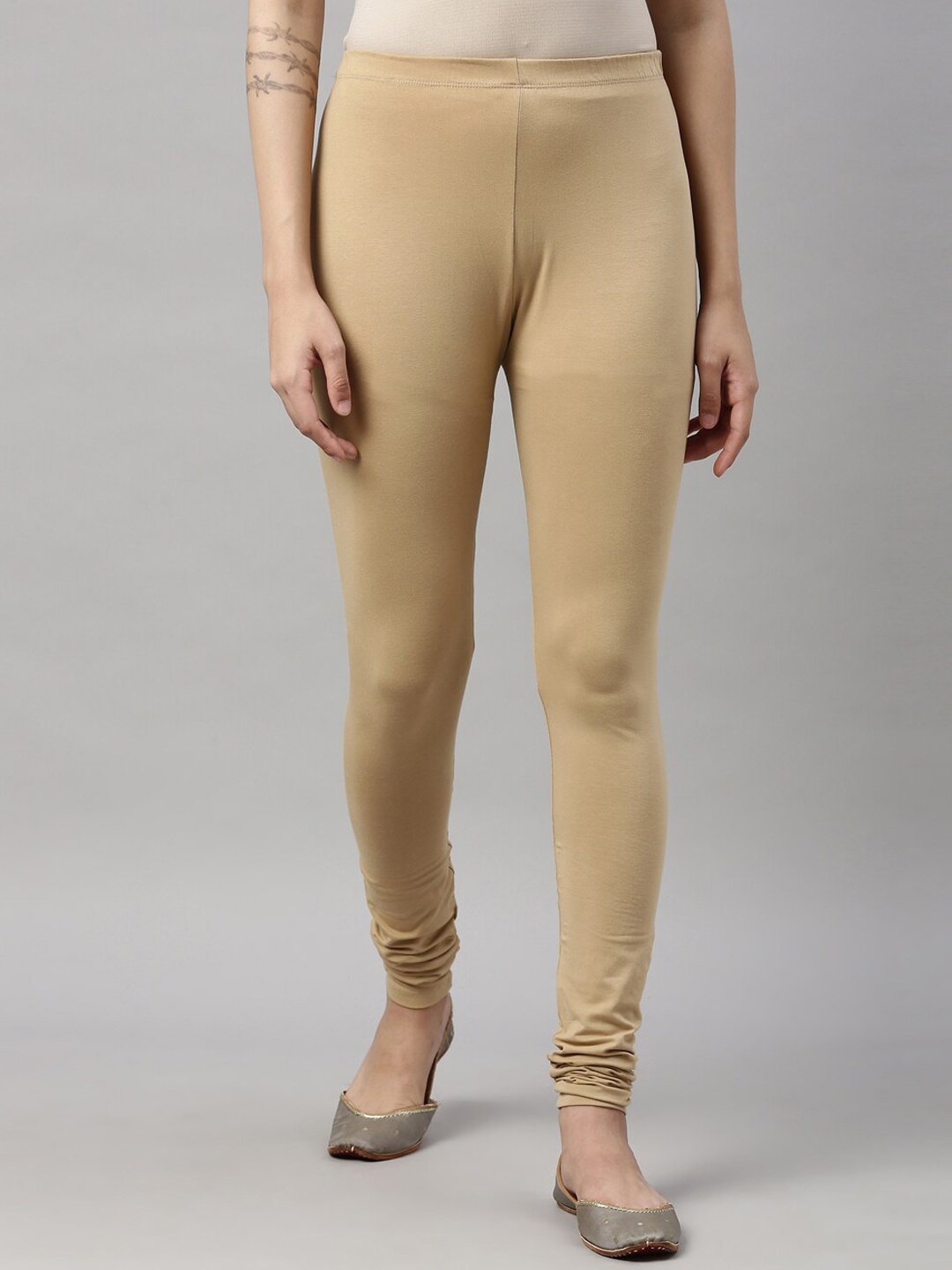 

GOLDSTROMS Churidar Length Leggings, Beige