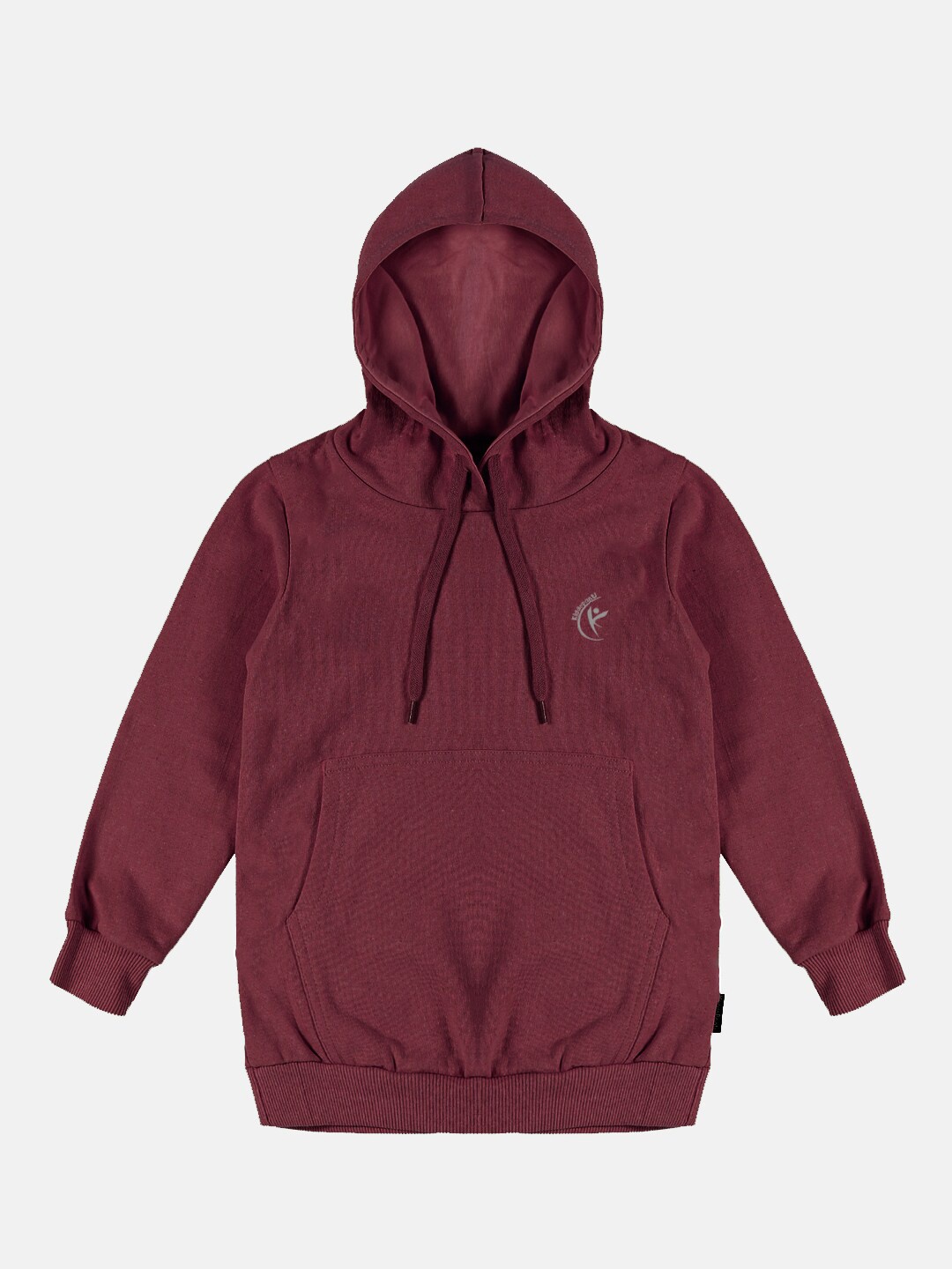 

KiddoPanti Kids Long Sleeves Hooded Fleece Pullover, Maroon