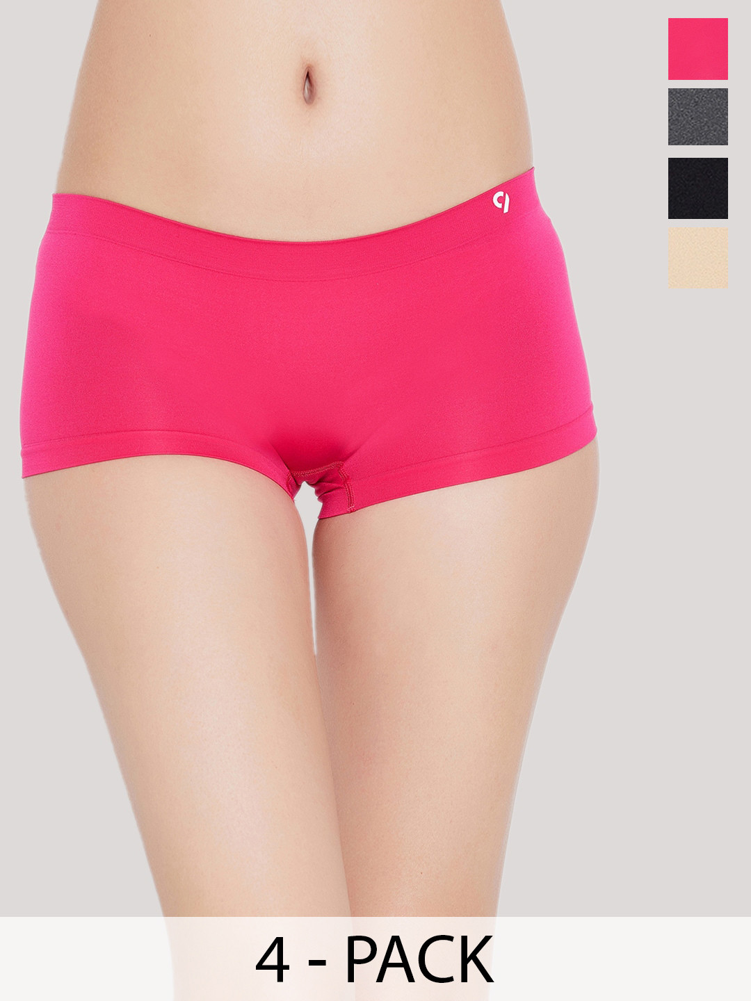 

C9 AIRWEAR Pack of 4 Seamless Flexifit Boy Short, Pink