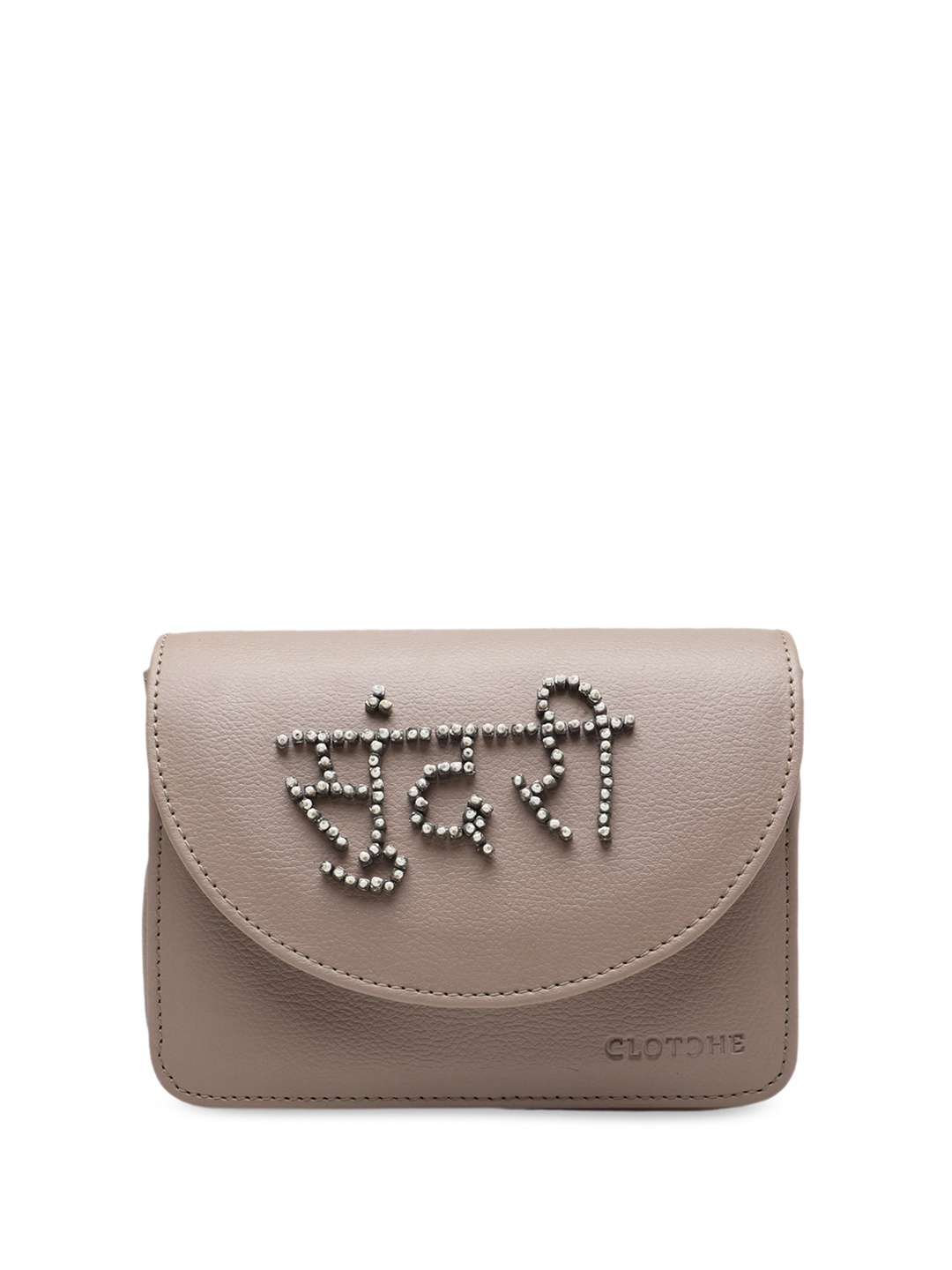 

Clotche Embellished Bucket Sling Bag, Pink