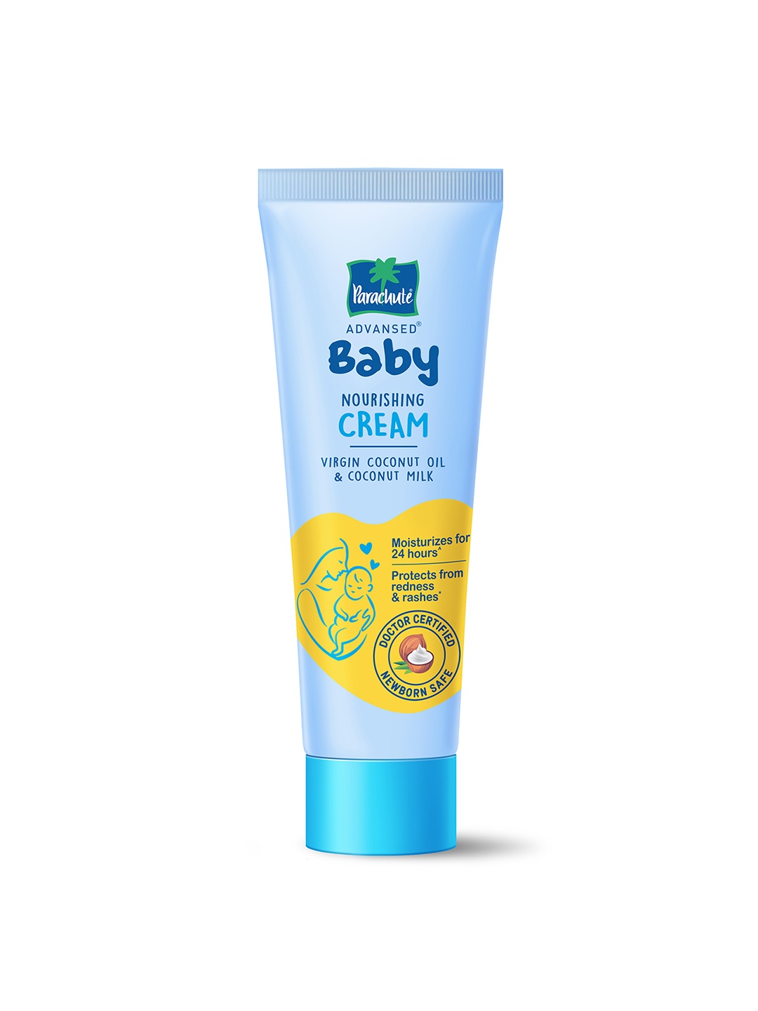 

Parachute Advansed Baby Nourishing Cream with Virgin Coconut Oil & Coconut Milk - 100g, Blue