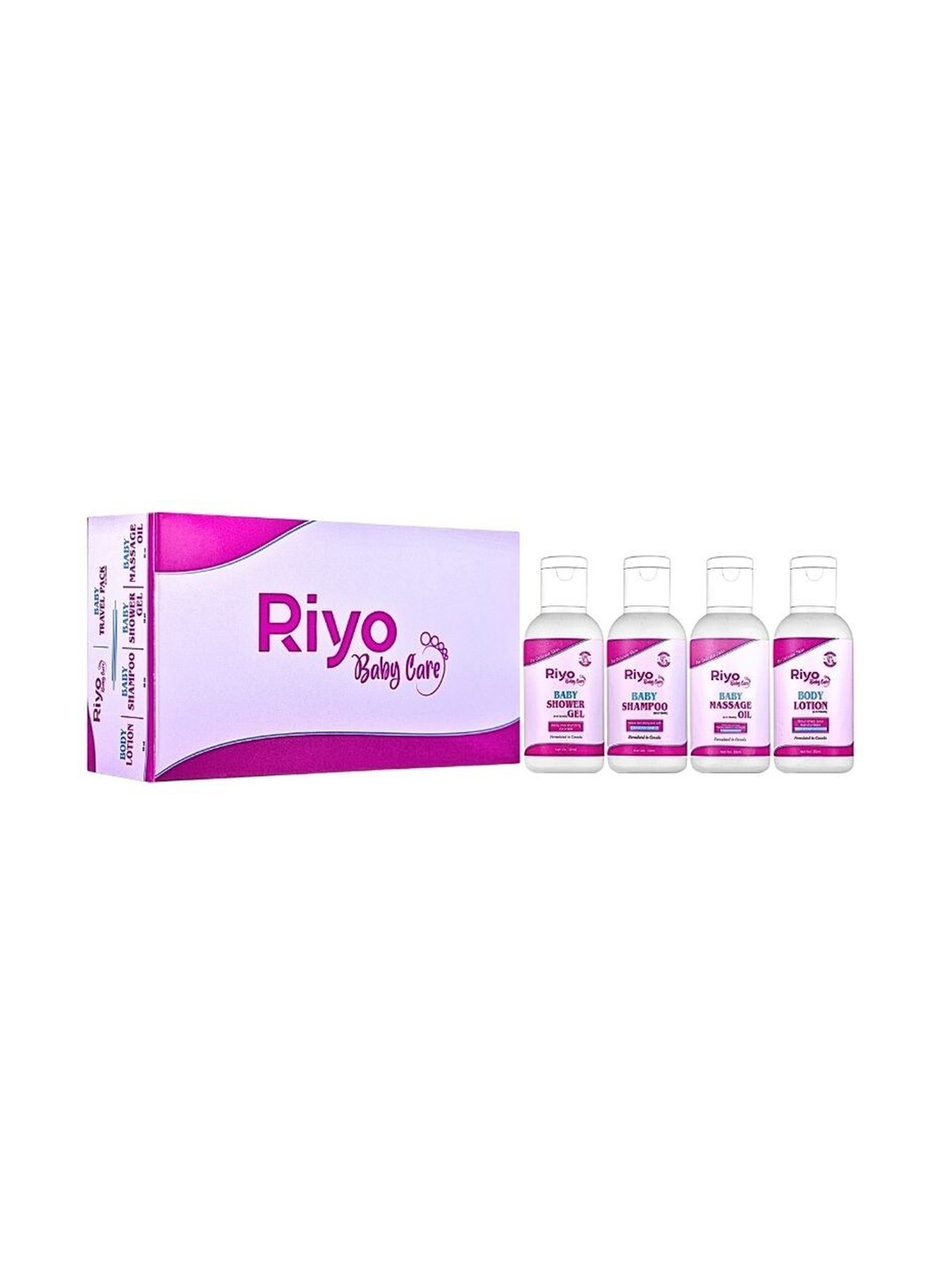 

Riyo Herbs Baby Travel Kit - 30 ml each, Pink