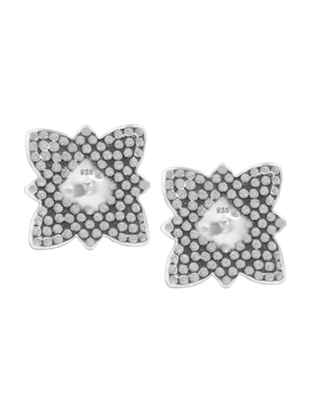 

Zarkan Rhodium-Plated Sterling Silver Contemporary Stud Earrings