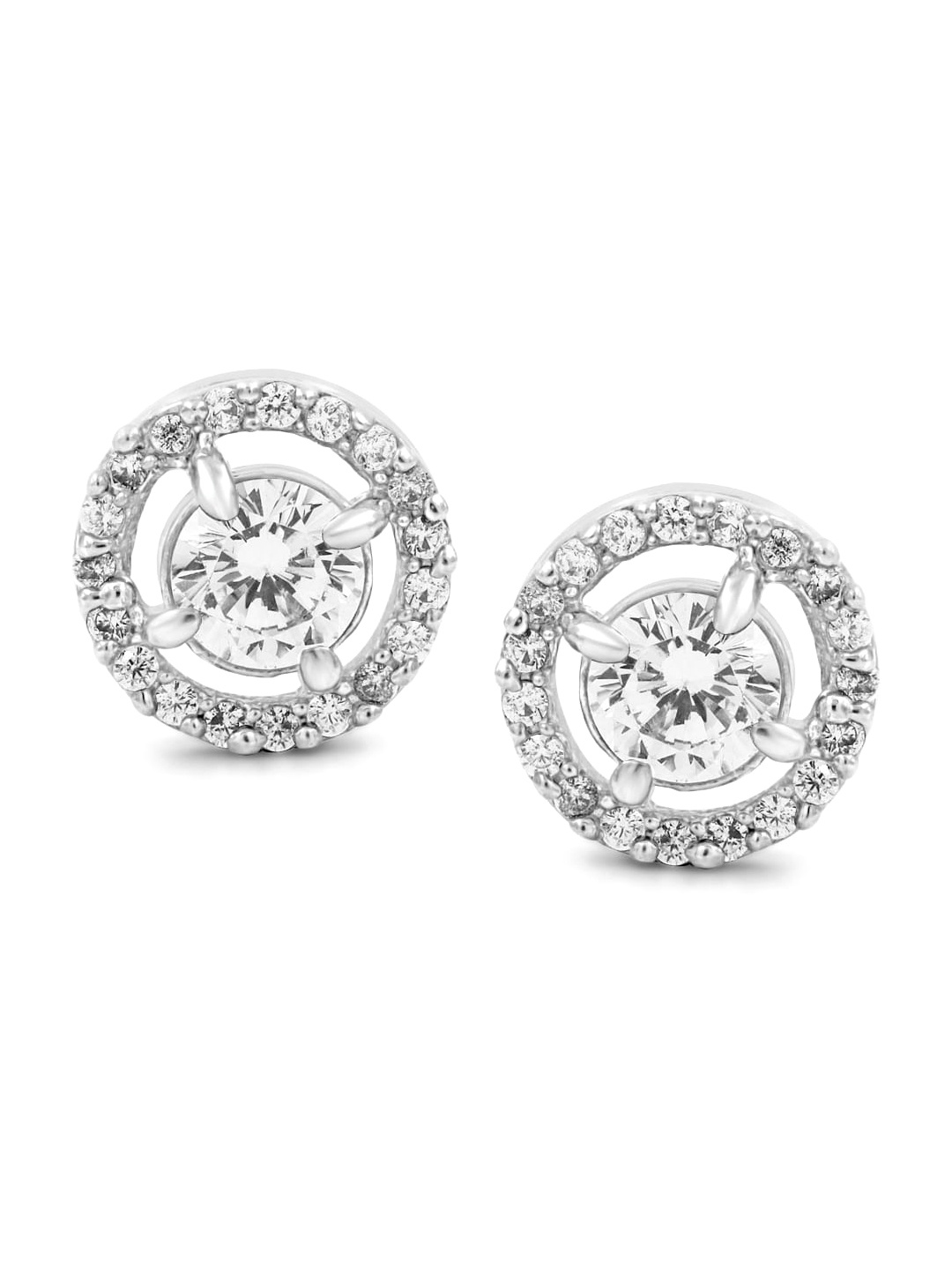 

Zarkan Rhodium-Plated Sterling Silver Circular Stud Earrings