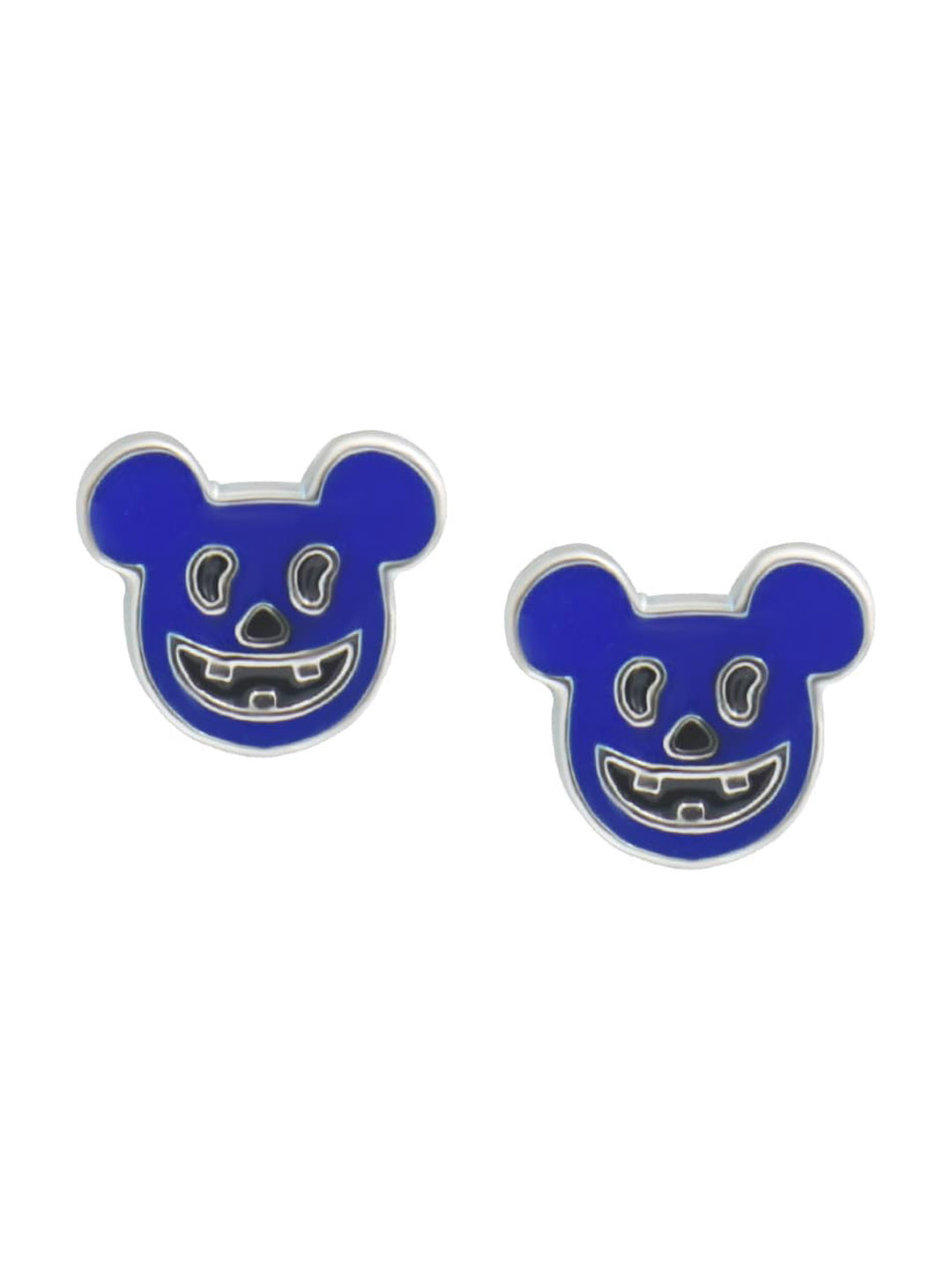 

Zarkan Silver-Toned Contemporary Studs Earrings