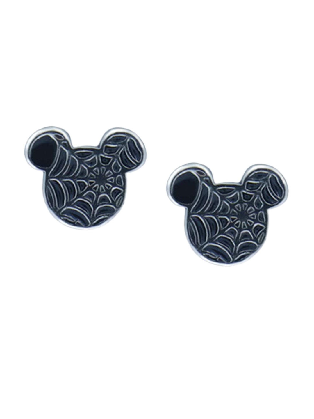 

Zarkan Rhodium-Plated Spider Girl Studs Earrings, Silver