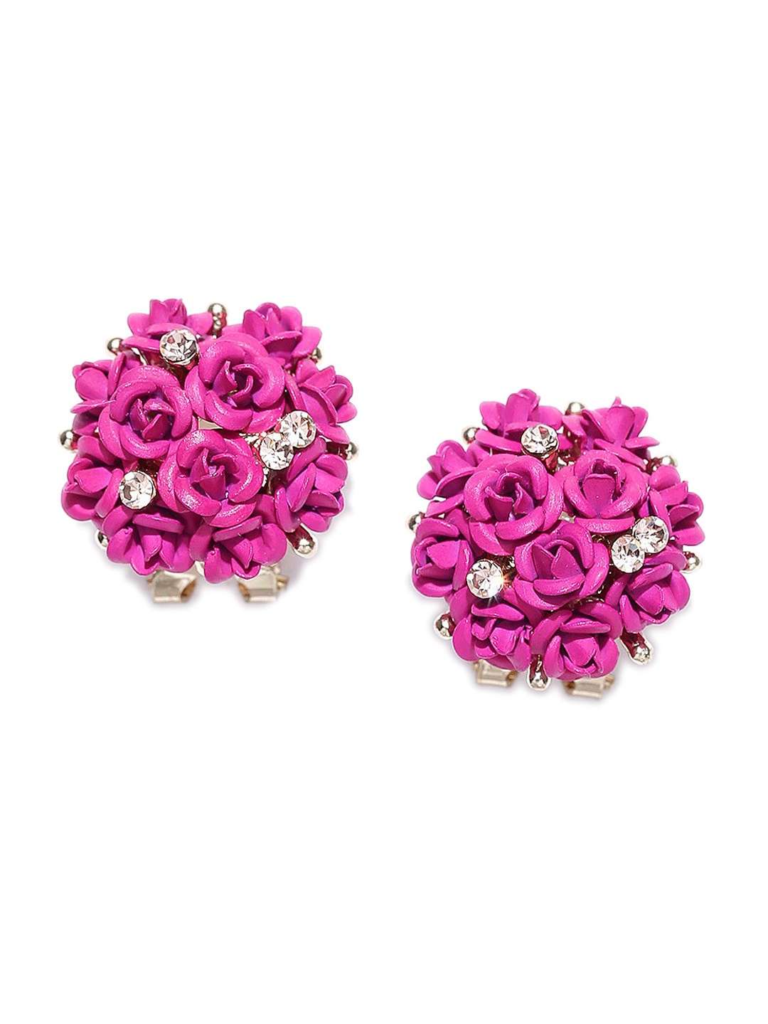 

DressBerry Gold-Plated Contemporary Studs Earrings