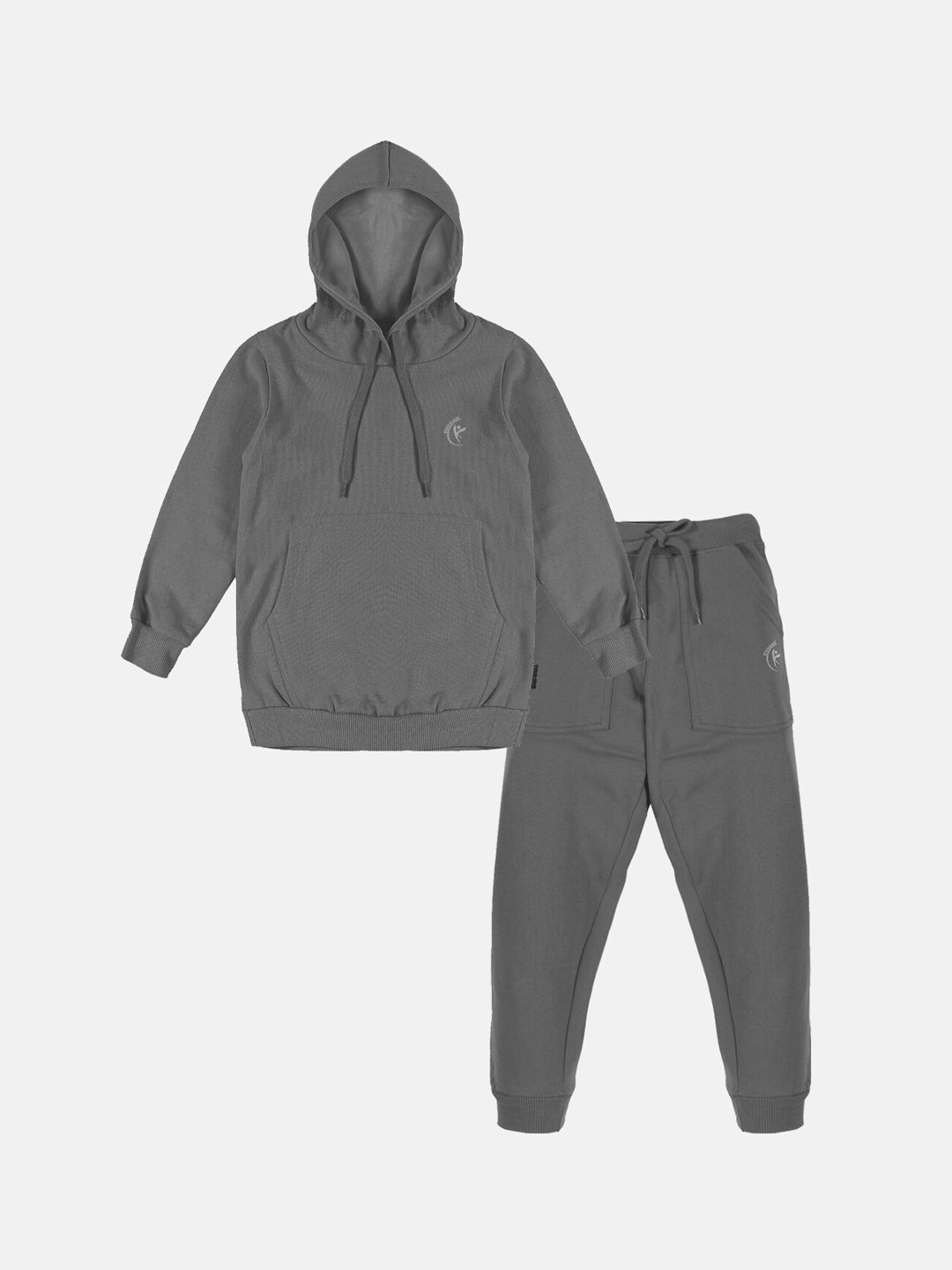 

KiddoPanti Kids Hooded Tracksuits, Charcoal