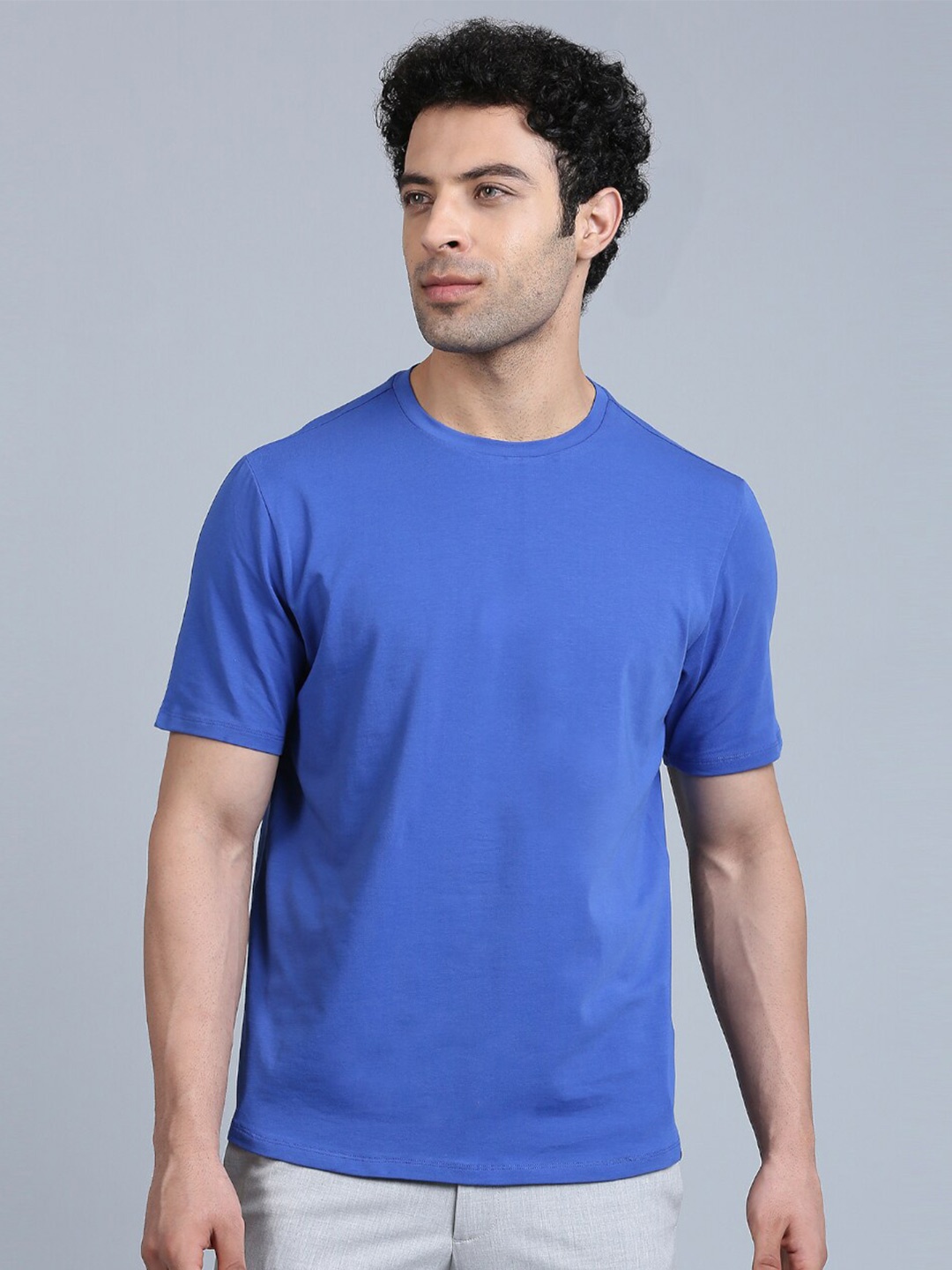 

ONEMILE Round Neck T-shirt, Blue