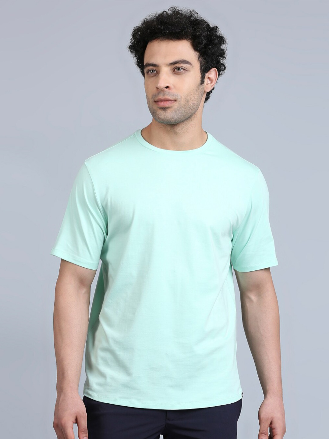 

ONEMILE Round Neck T-shirt, Sea green