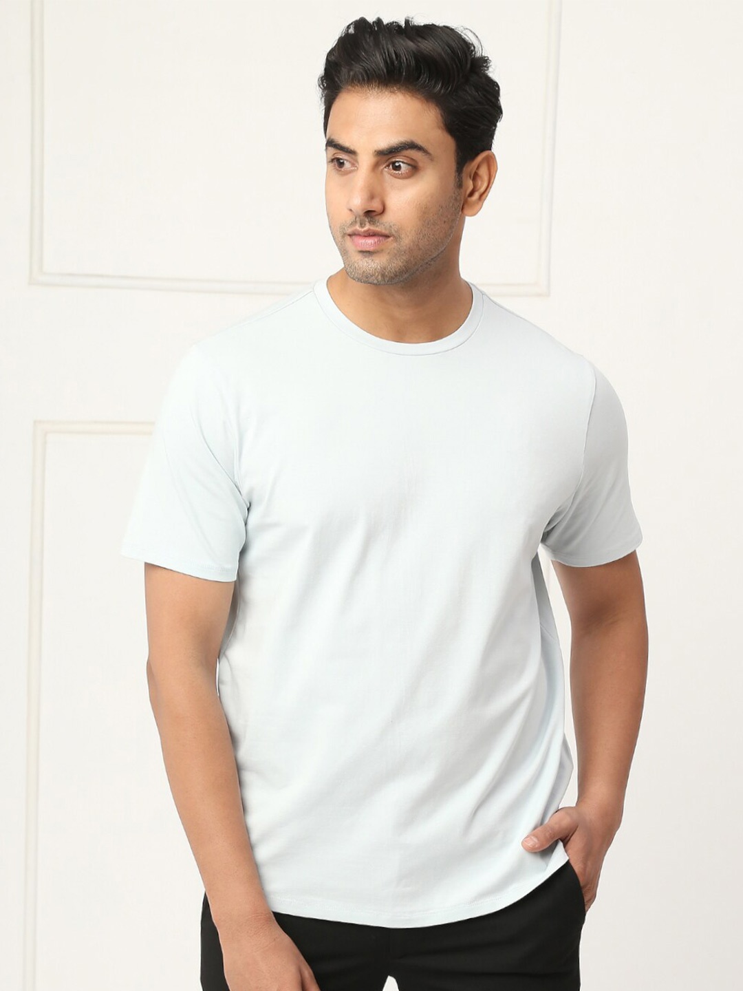 

ONEMILE Round Neck T-shirt, Blue