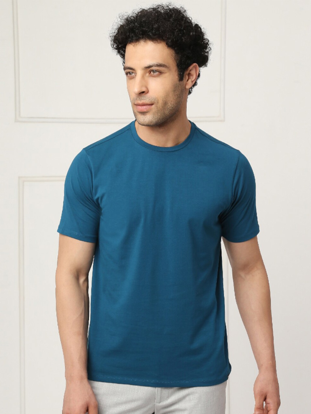 

ONEMILE Round Neck T-shirt, Blue