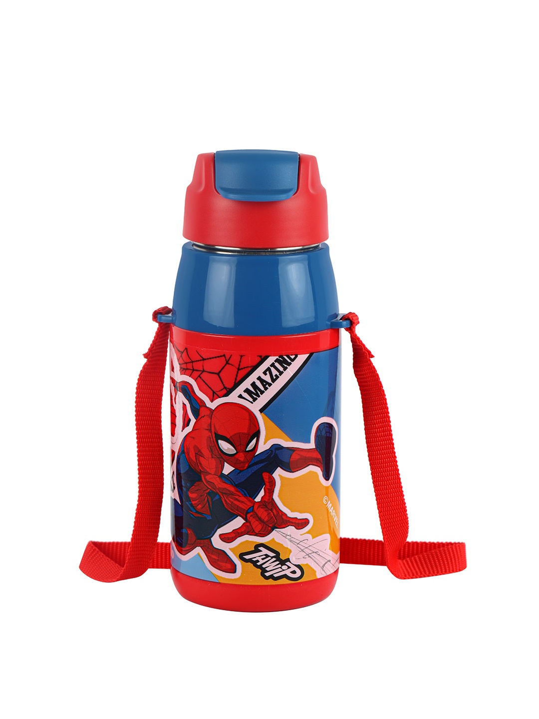 

Cello Puro Hydra kid 400 Red & Blue Inner Steel & Outer Plastic Water Bottle 400 ml