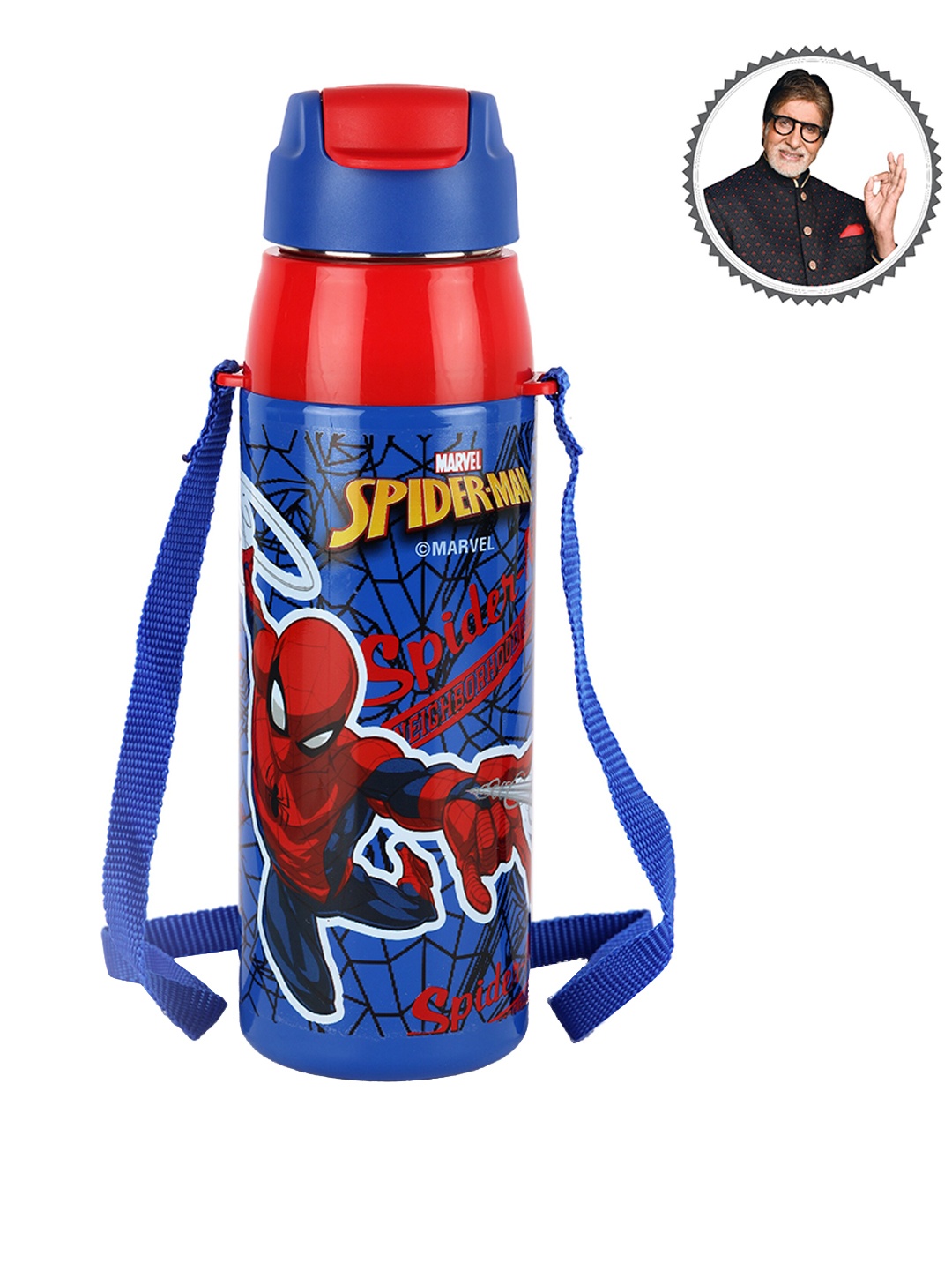 

Cello Puro Hydra Kid 600 Blue Inner Steel & Outer Plastic Water Bottle 520 ml