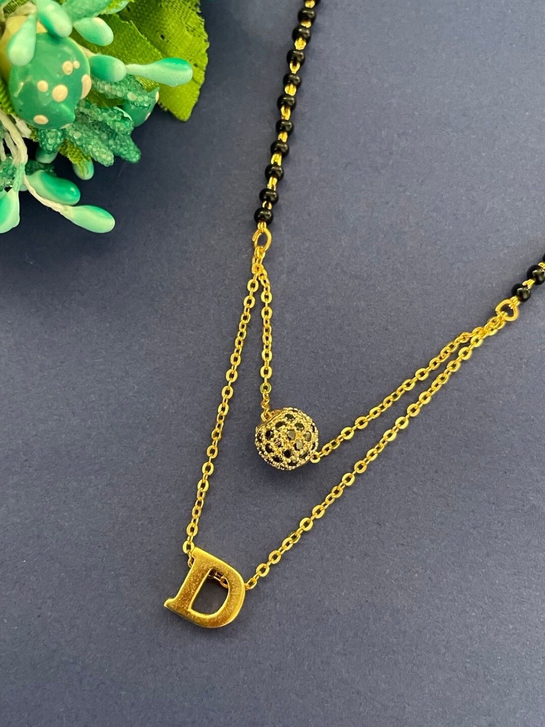 

Digital Dress Room Gold-Plated AD-studded Mangalsutra