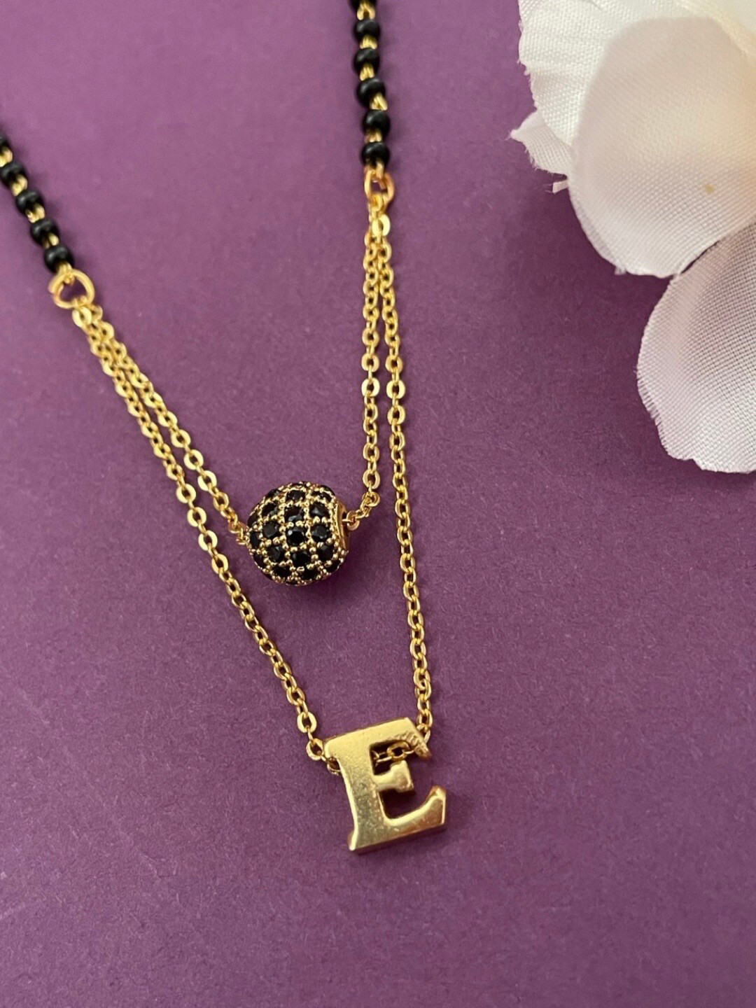 

Digital Dress Room Gold-Plated AD Studded Mangalsutra
