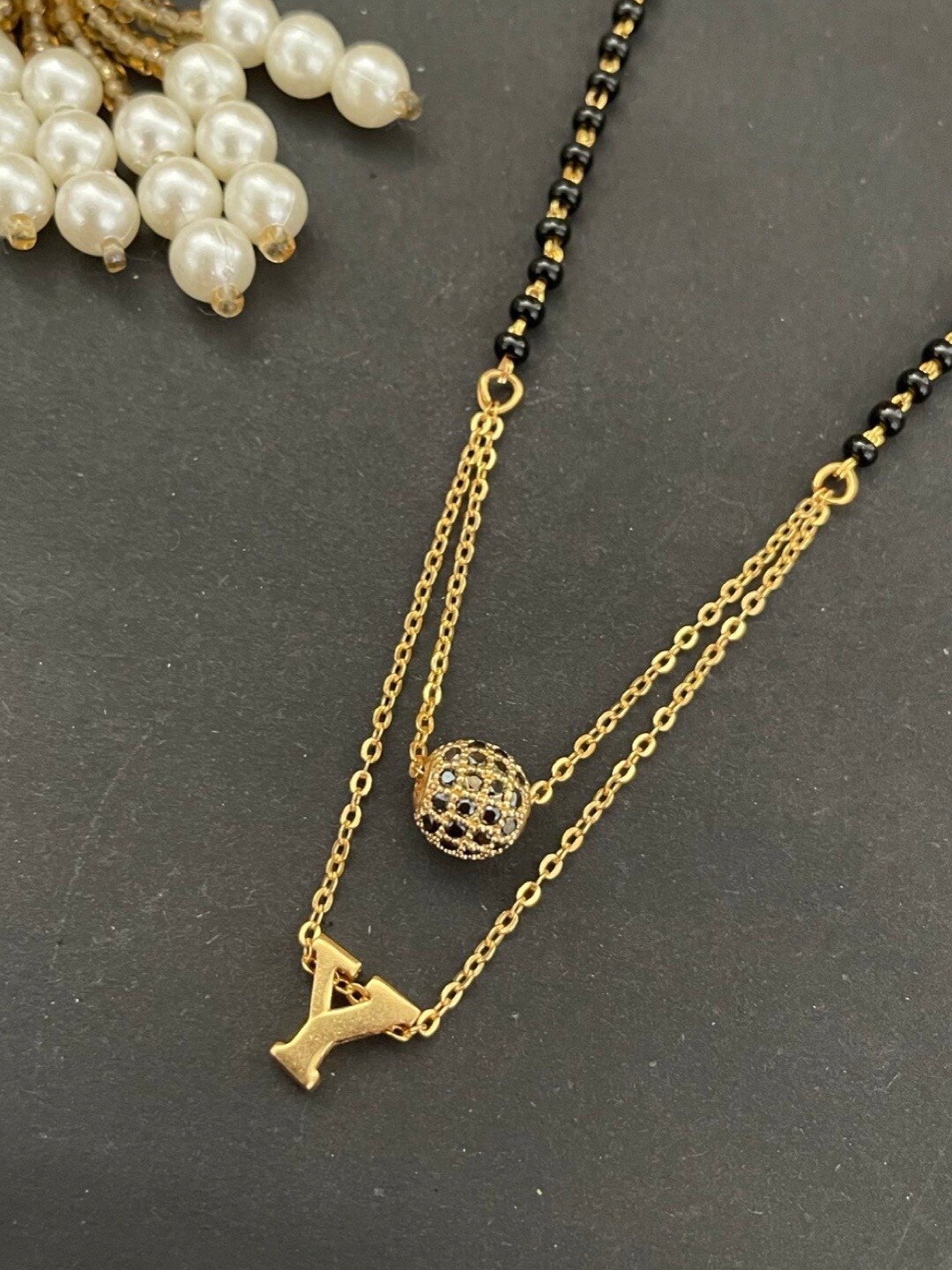 

Digital Dress Room Gold-plated AD-studded Mangalsutra