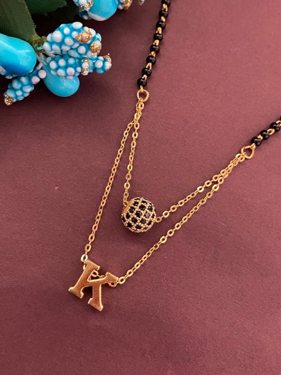 

Digital Dress Room Gold-plated AD-studded Mangalsutra