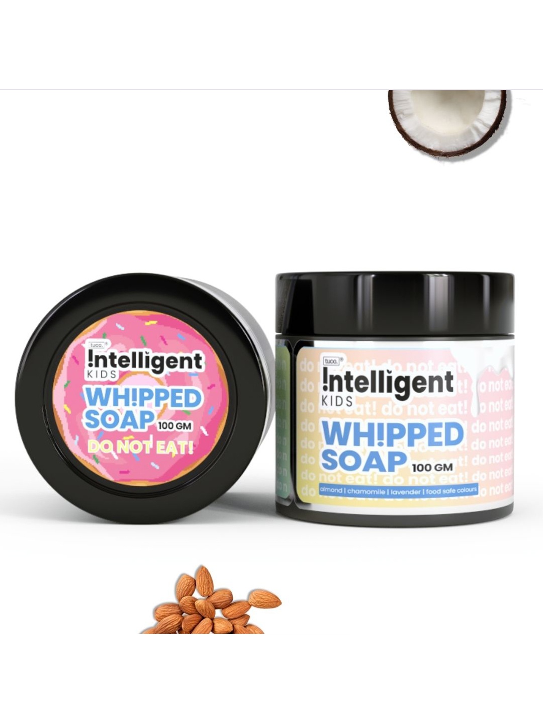 

Tuco Intelligent Whipped Soap With Coconut & Almond 100g, Off white