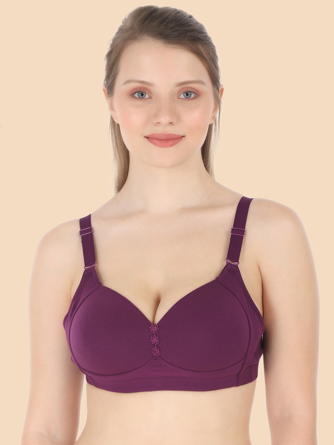 

Tweens Burgundy Bra Full Coverage Lightly Padded
