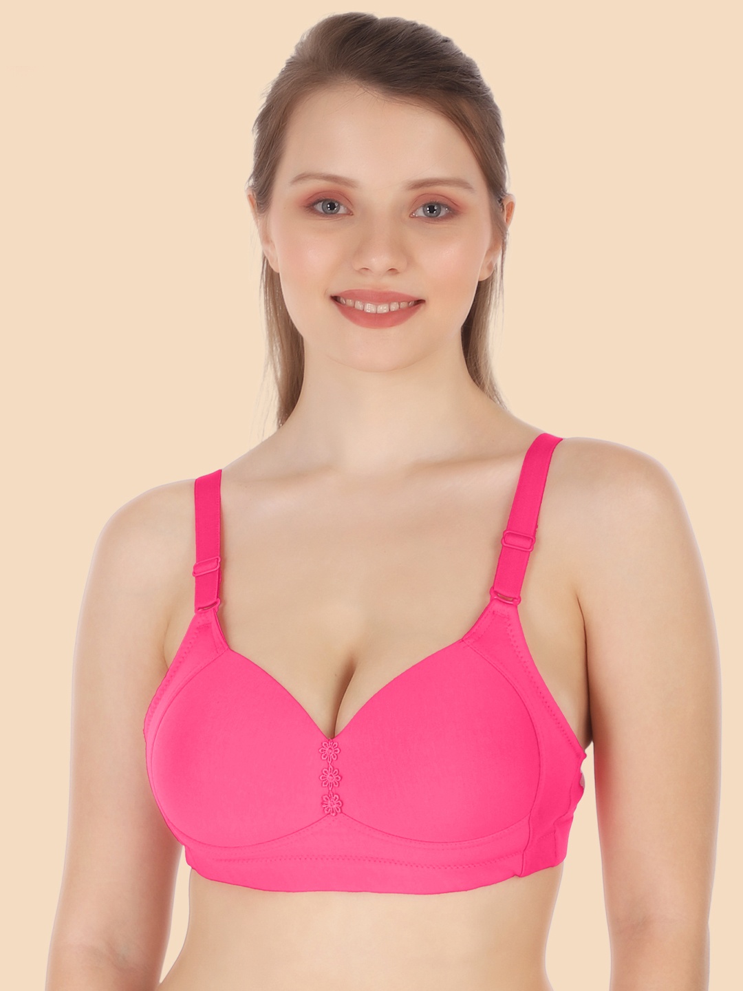 

Tweens Pink Bra Full Coverage Lightly Padded