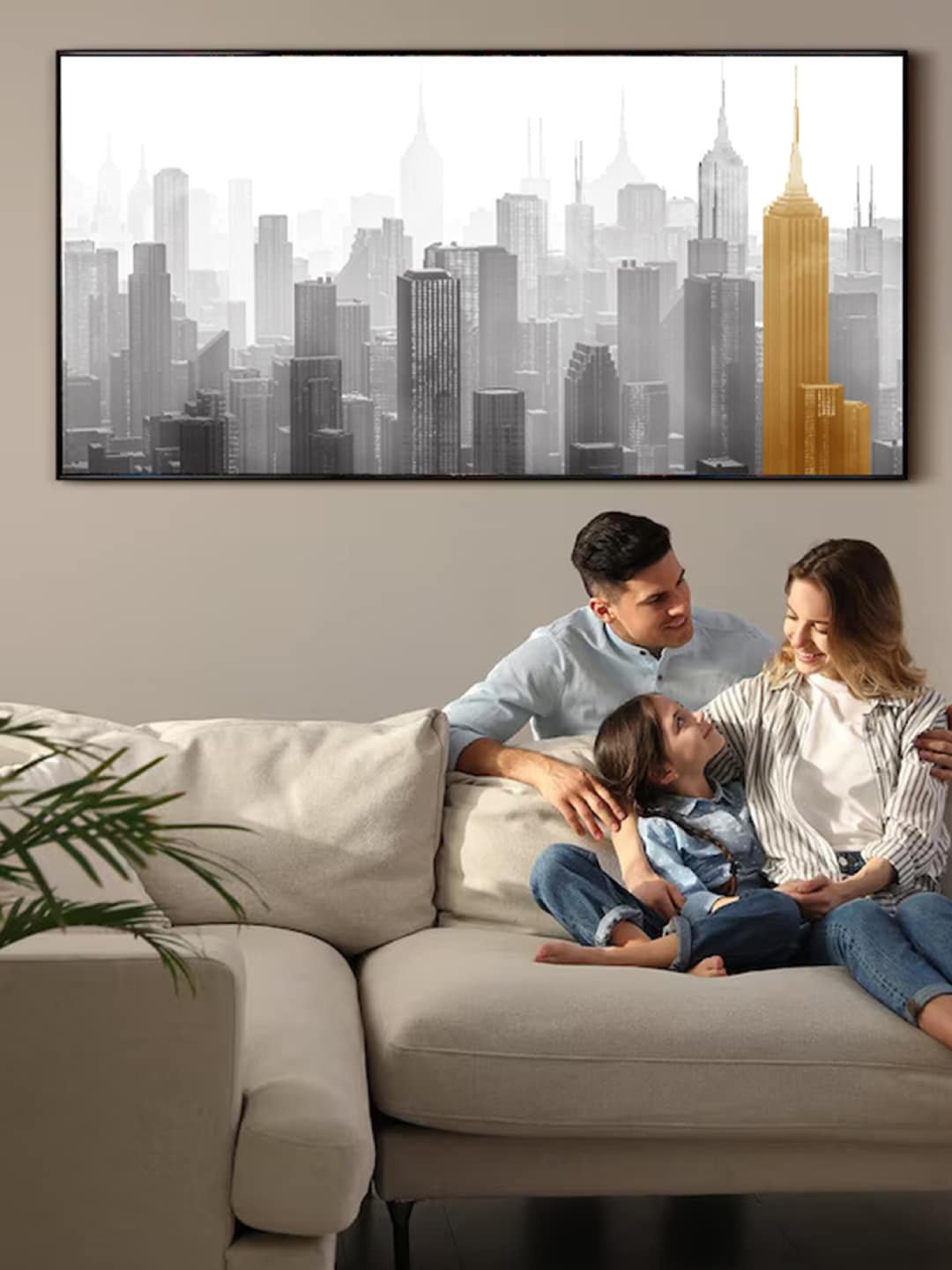 

Art Street Black & Grey New York City Skyline Wall Art