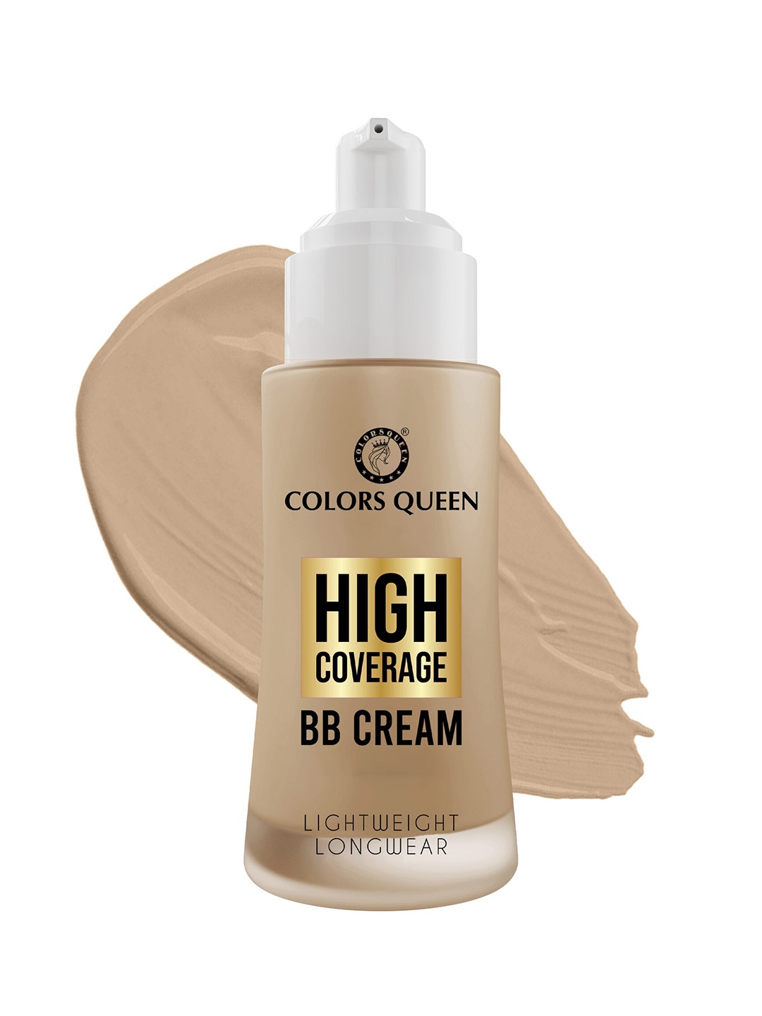 

Colors Queen High Coverage Light Weight & Long Wear BB Cream 50g - Natural Nude 04