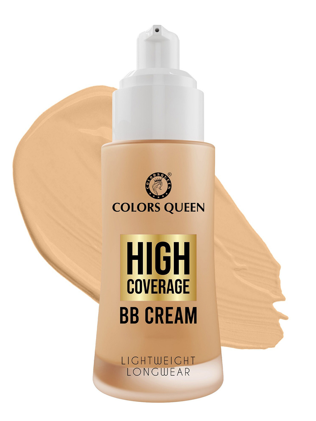 

Colors Queen High Coverage Light Weight & Long Wear BB Cream 50g - Rose Blush 02, Beige