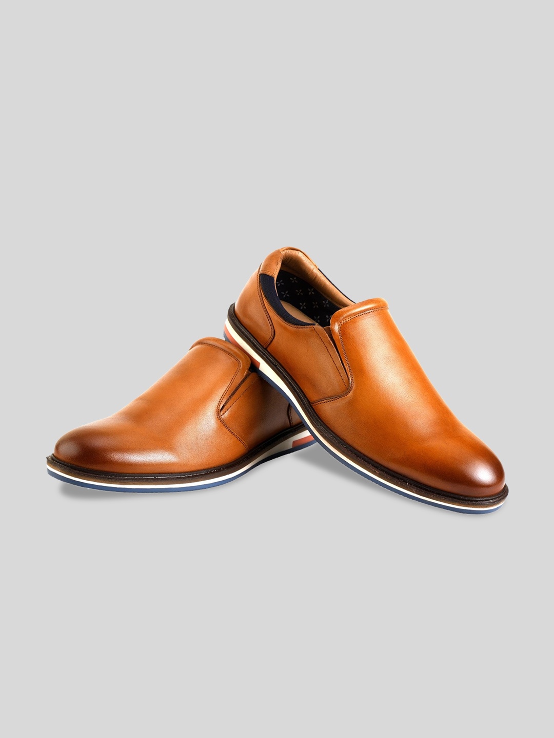 

Jack Rebel Men Leather Slip-On Loafers, Tan