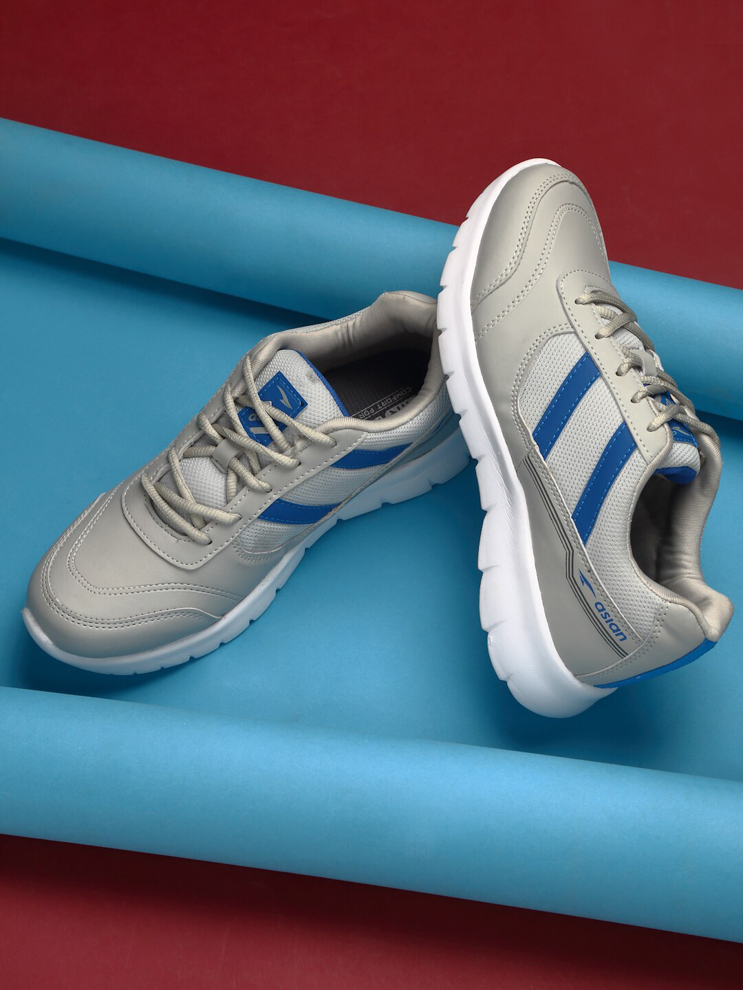 

ASIAN Men Electric-02 Running Shoes, Grey