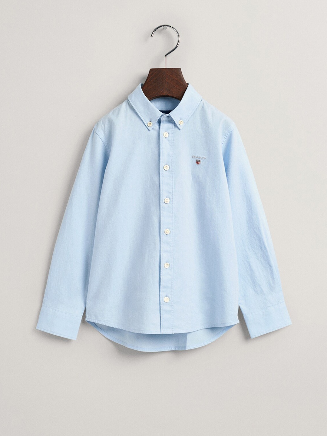 

GANT Kids Regular Fit Button Down Casual Shirts, Blue