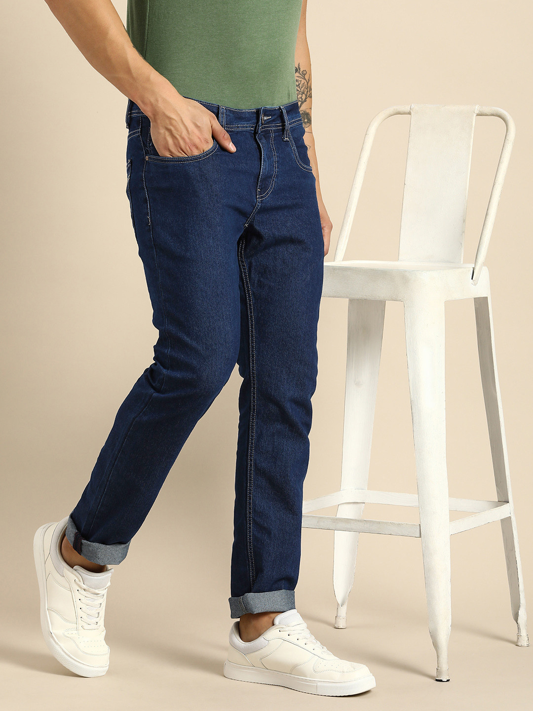 

Being Human Men Slim Fit Stretchable Jeans, Blue