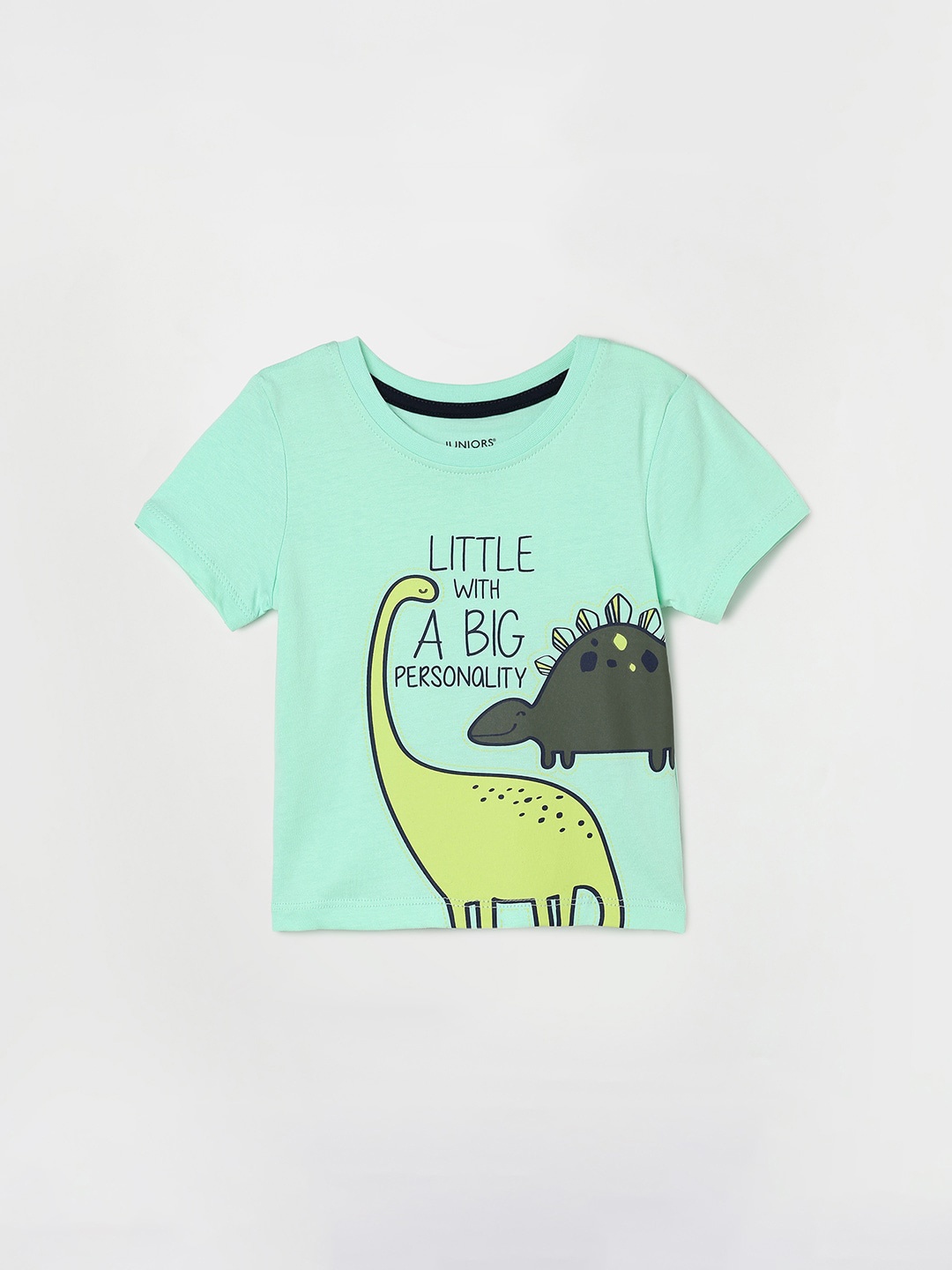 

Juniors by Lifestyle Boys Graphic Printed Pure Cotton T-shirt, Green