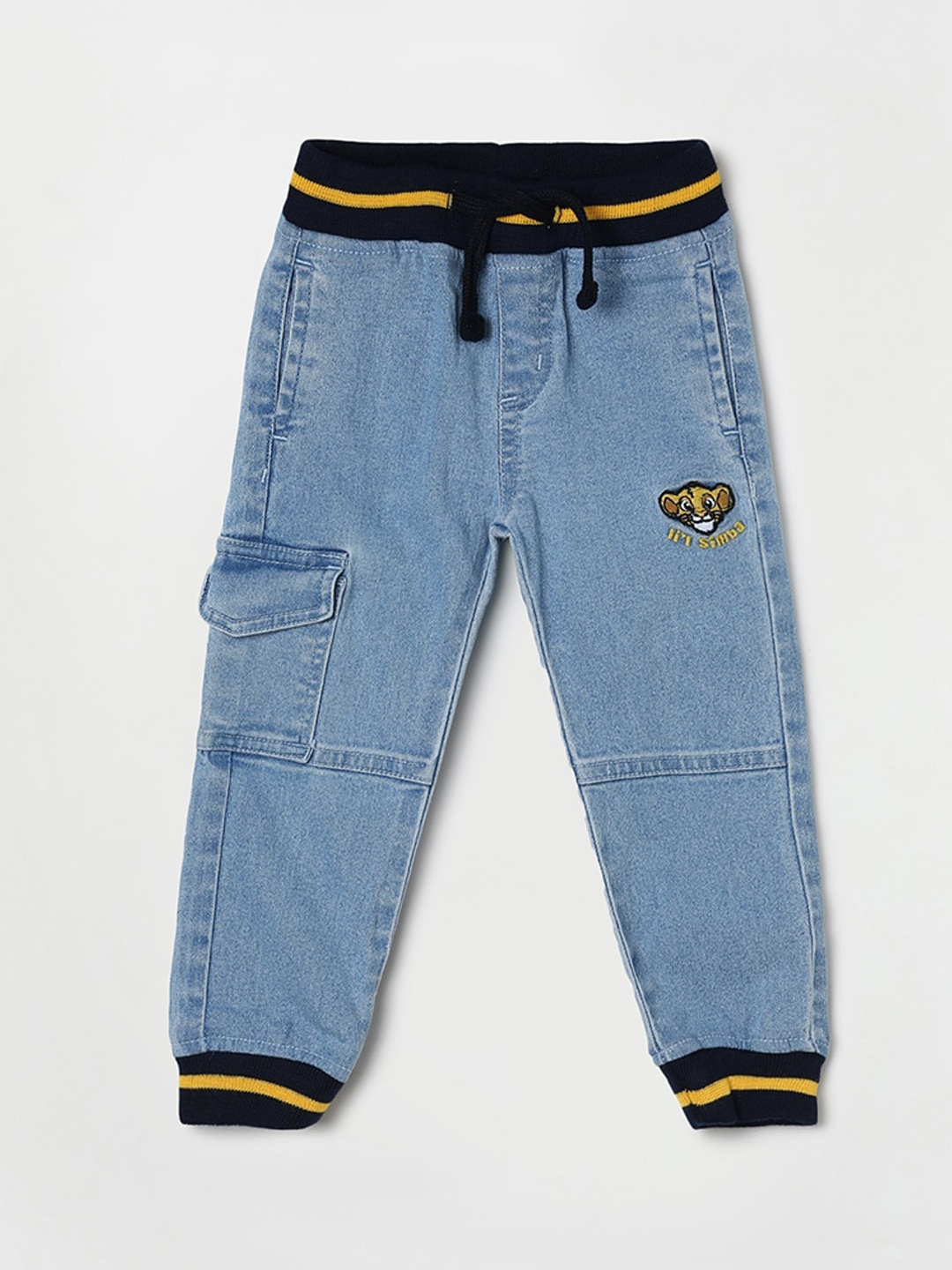 

Juniors by Lifestyle Boys Regular Fit Mid-Rise Clean Look Stretchable Jeans, Blue