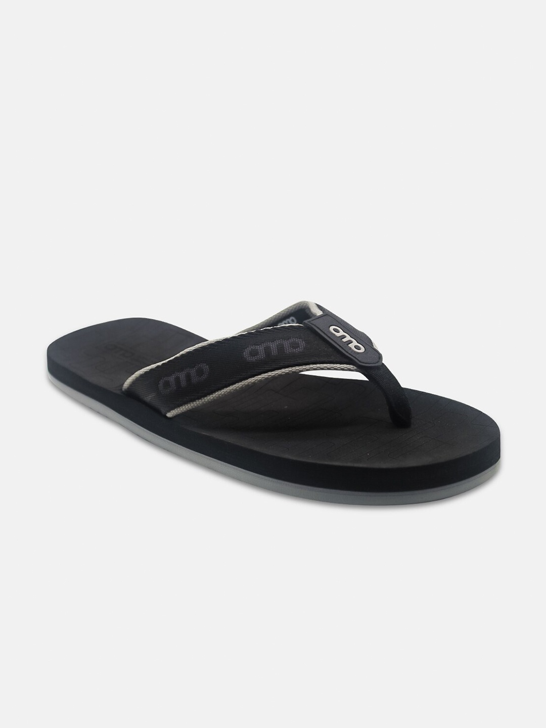 

AMP Men Thong Flip-Flops, Black