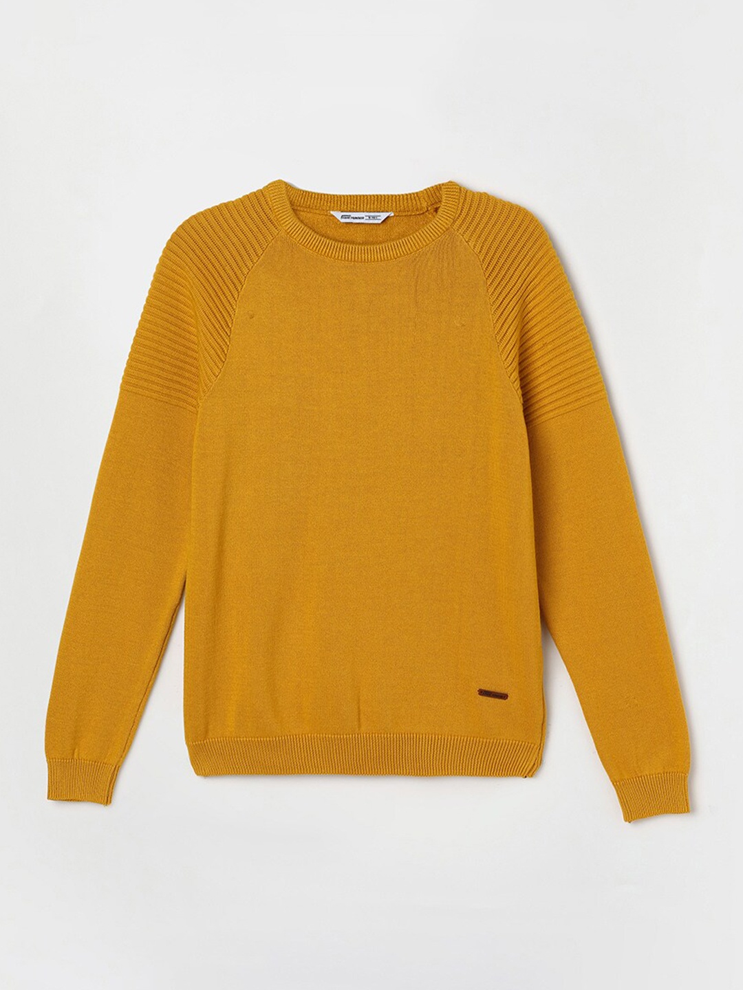 

Fame Forever by Lifestyle Boys Pure Cotton Pullover Sweaters, Yellow