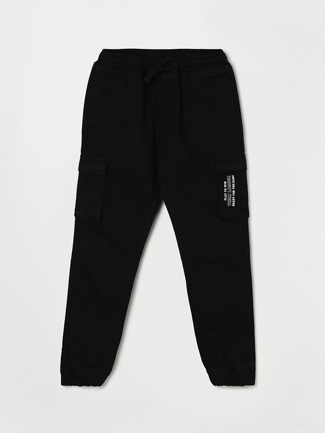 

Fame Forever by Lifestyle Boys Mid Rise Joggers, Black