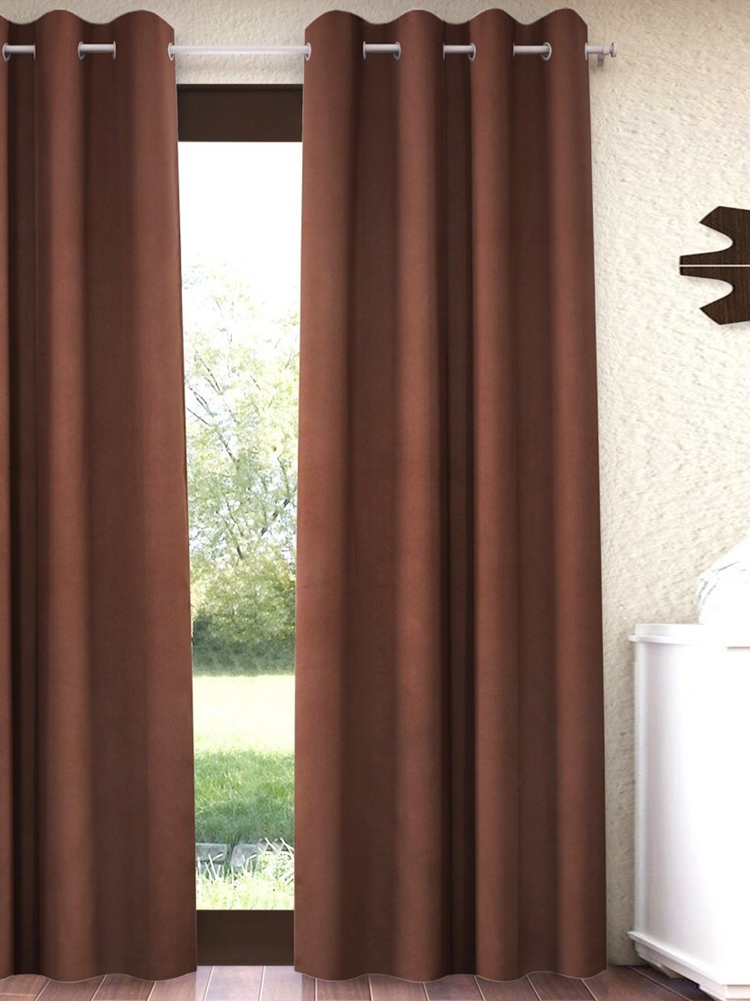 

Fashion String Brown Black Out Door Curtain