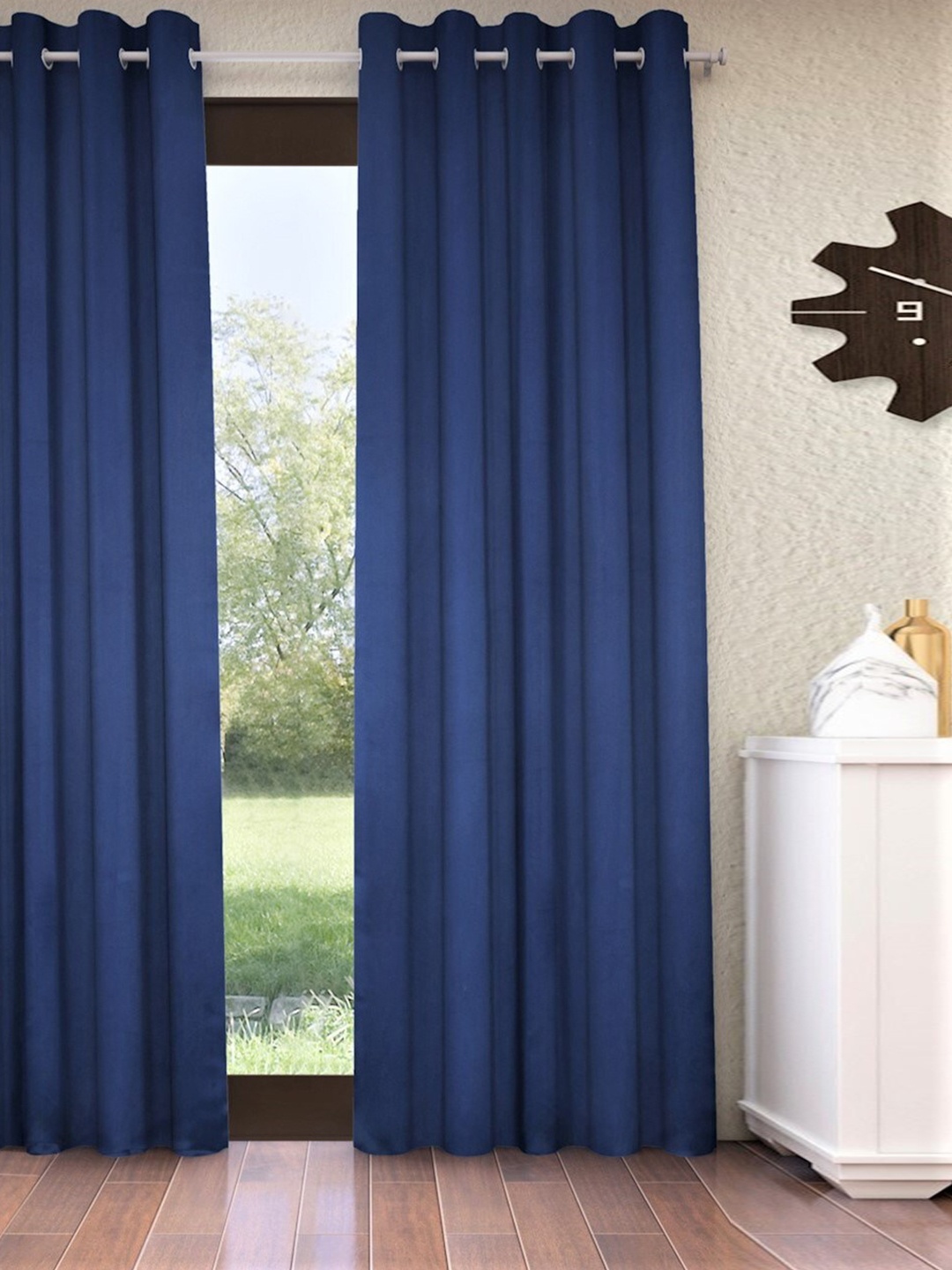 

Fashion String Blue Black Out Door Curtain