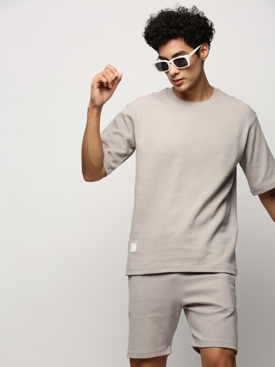 

SHOWOFF Round Neck Co-Ords Set, Grey