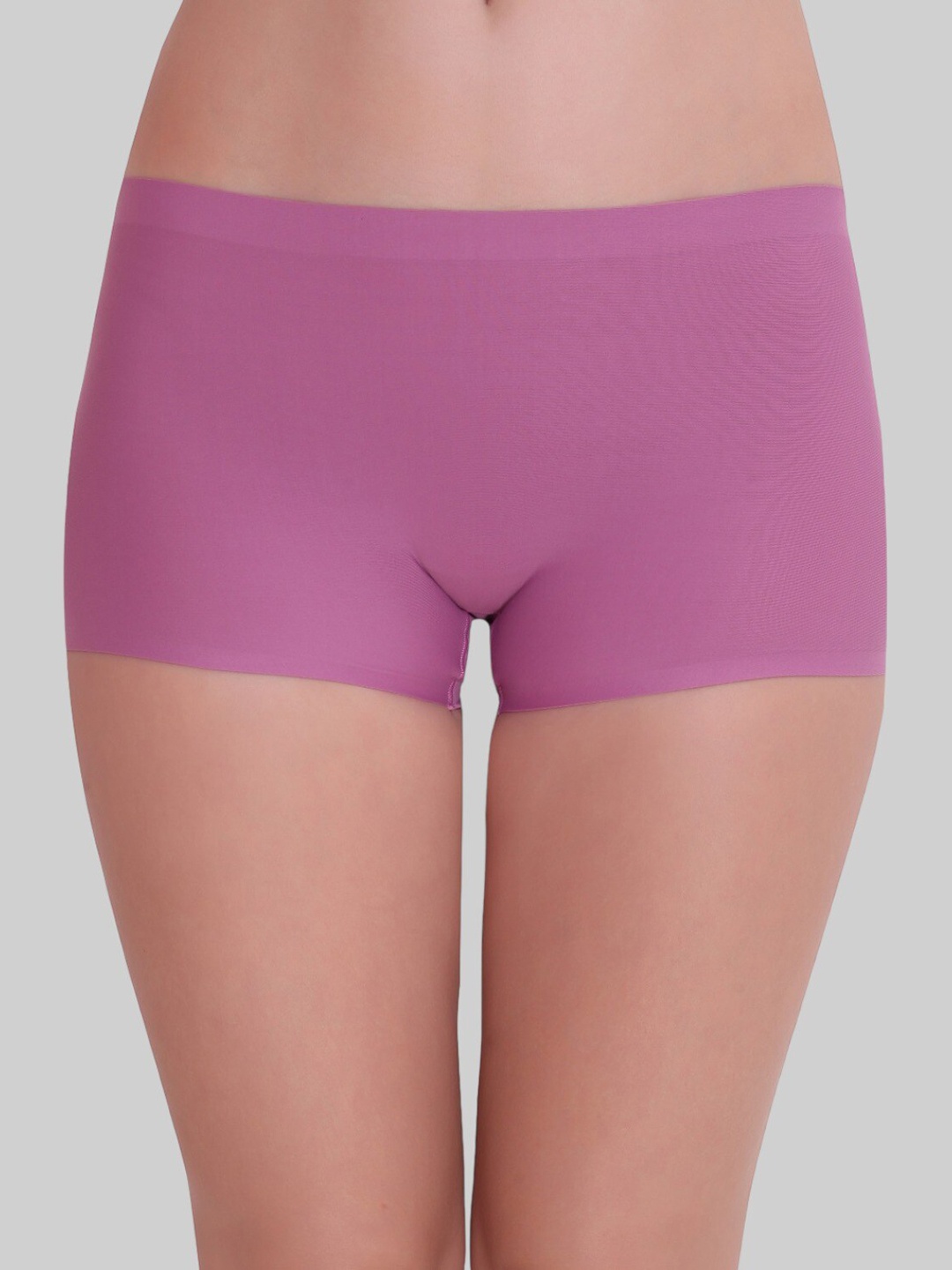 

PLUMBURY Seamless Boy Shorts, Purple