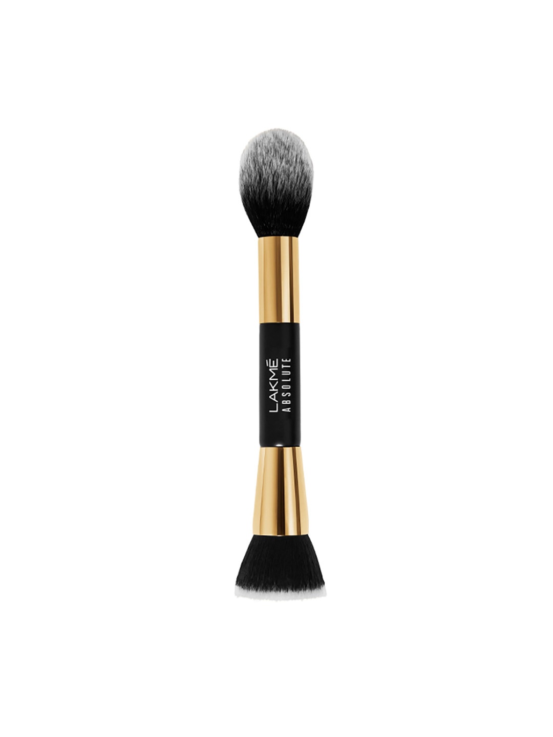 

Lakme Absolute Dual-Ended Foundation & Powder Brush - Black & Gold-Toned