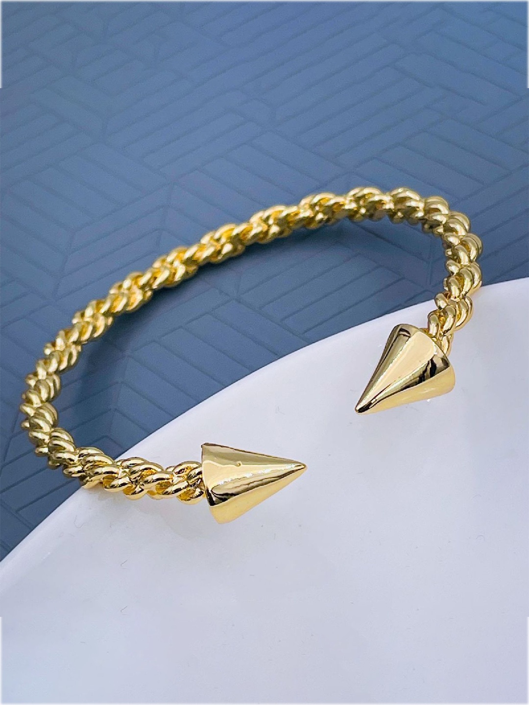 

ZIVOM Gold-Plated Cuff Bracelet