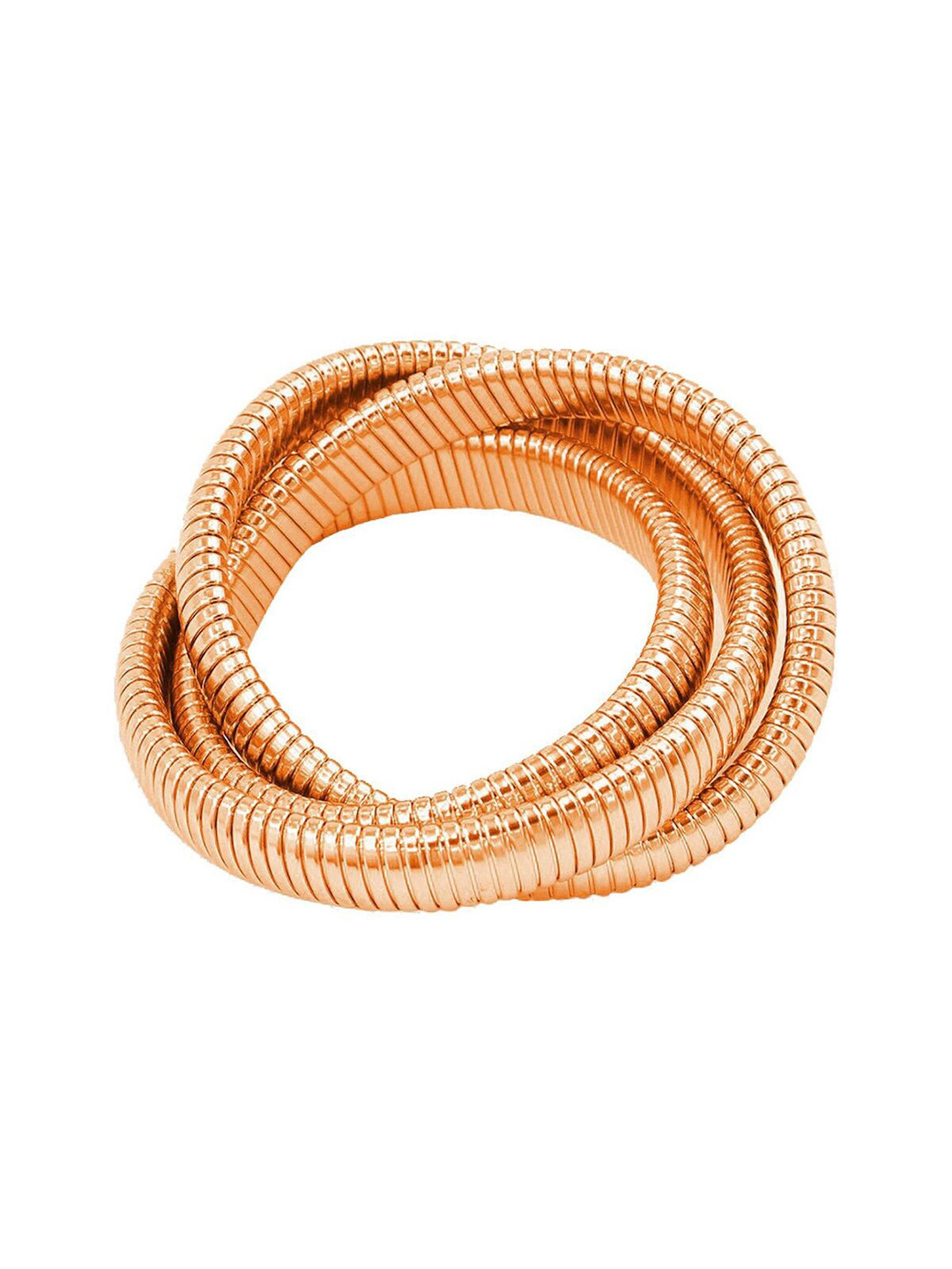 

ZIVOM Rose Gold-Plated Wraparound Bracelet