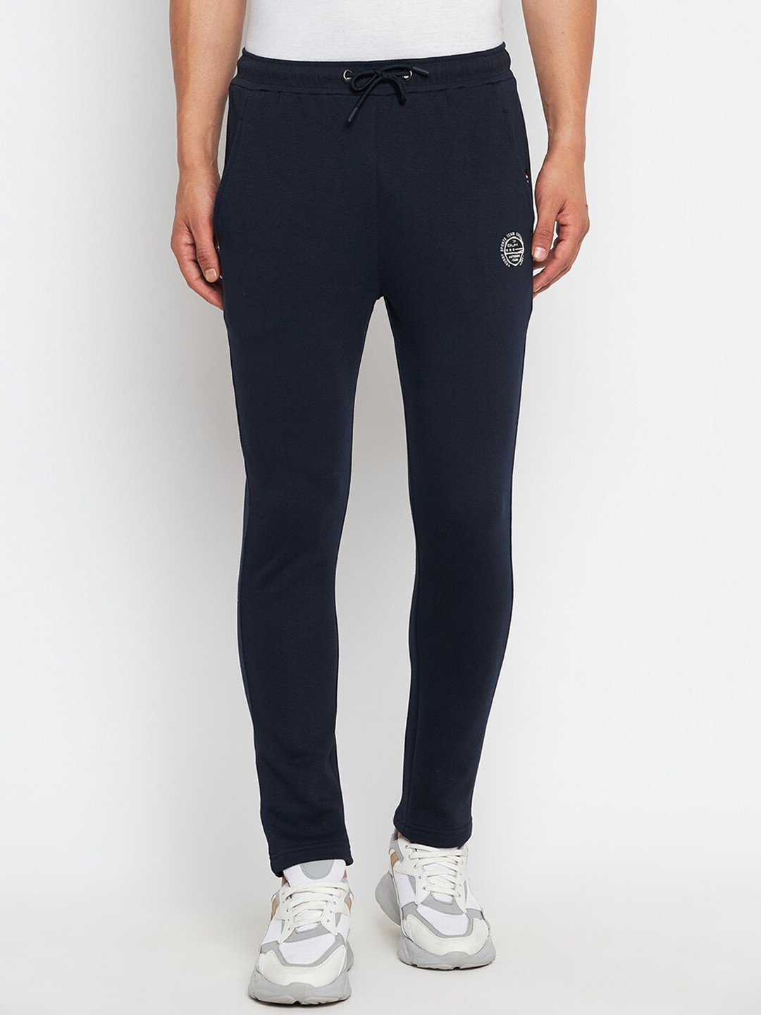 

Duke Men Cotton Relaxed-Fit Track Pants, Blue