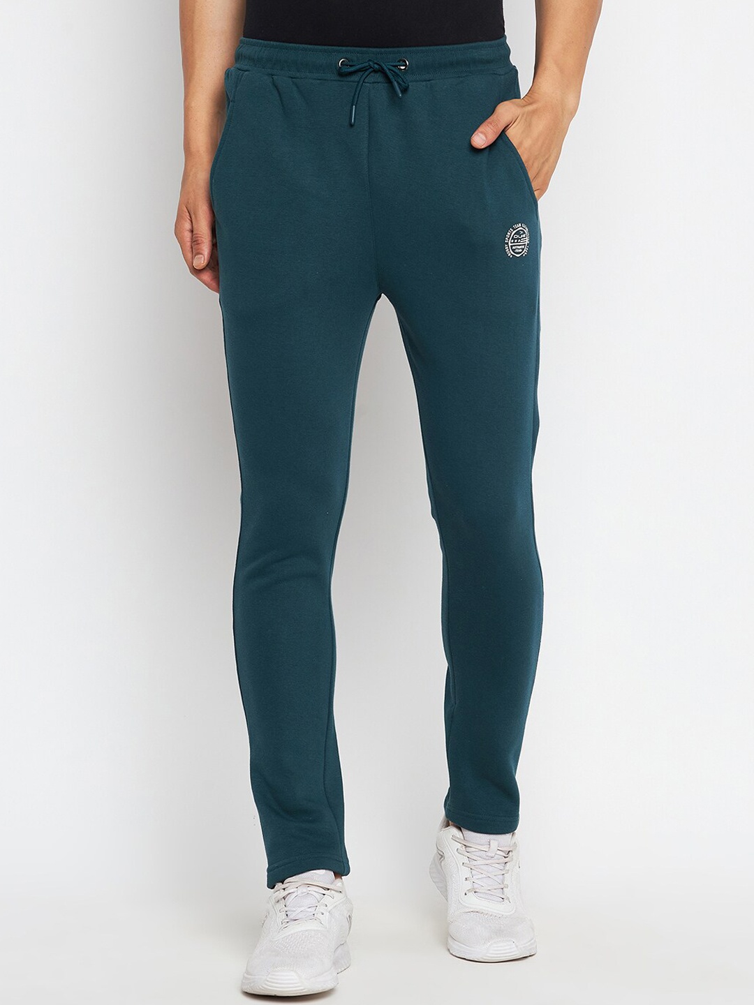 

Duke Men Cotton Relaxed-Fit Track Pants, Teal