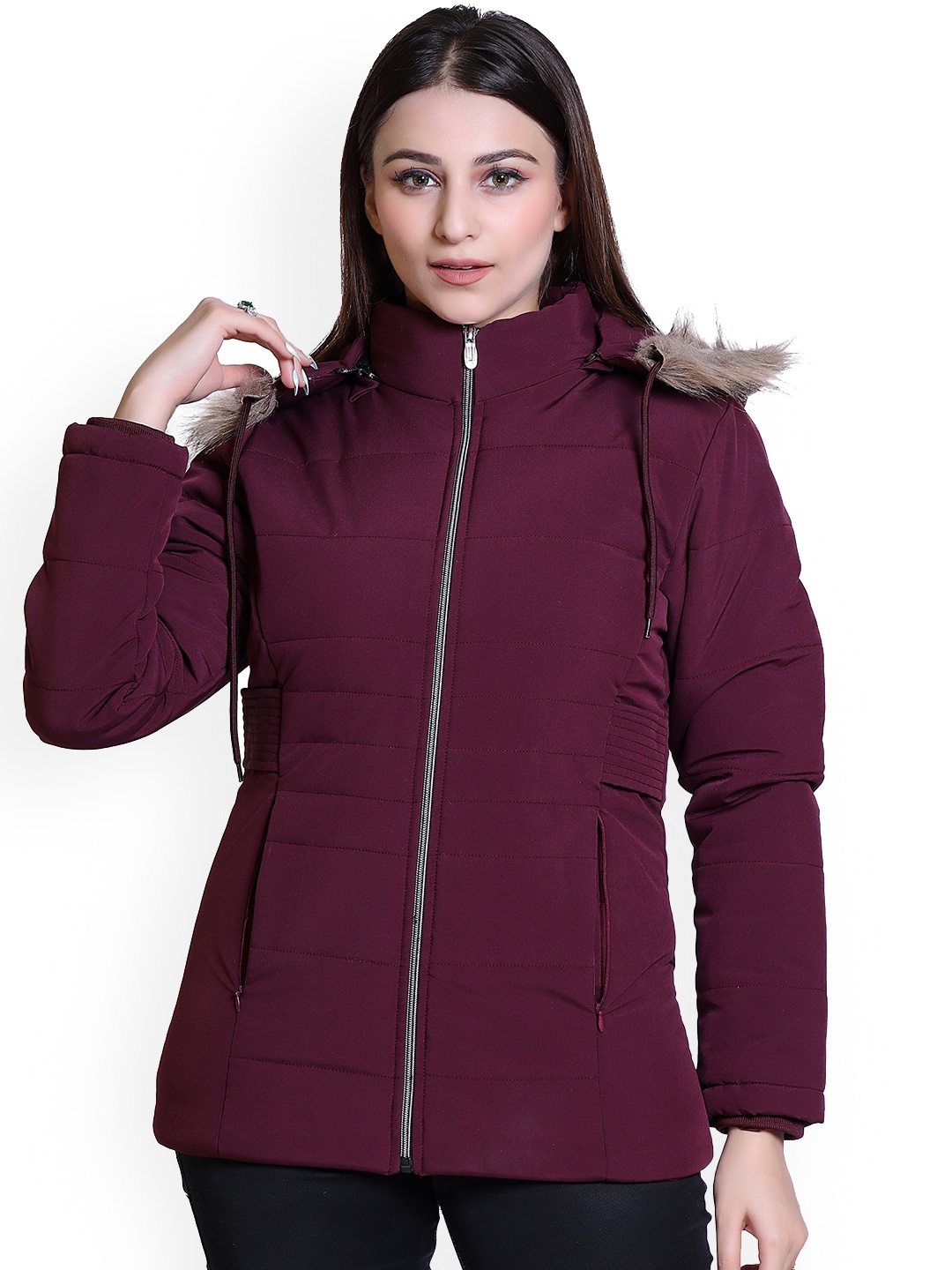 

Brazo Hooded Lightweight Padded Jacket, Maroon