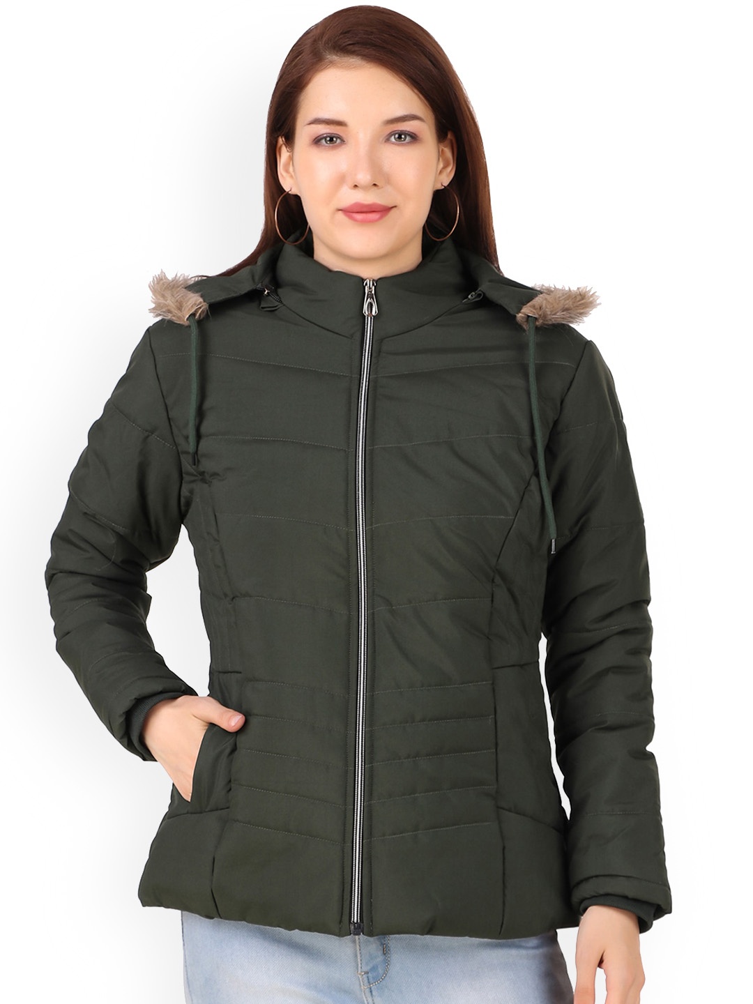 

Brazo Hooded Lightweight Padded Jacket, Olive